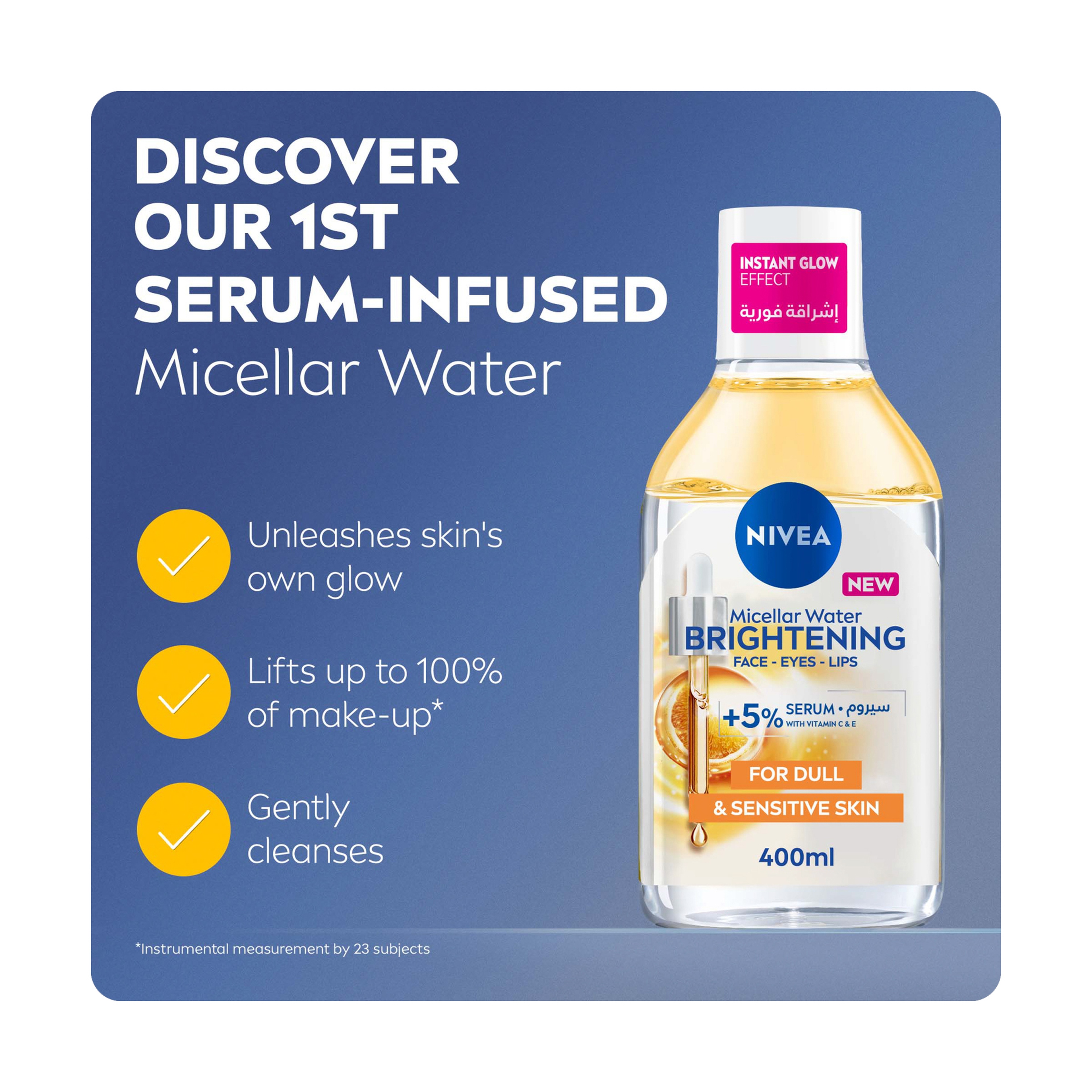 Nivea Micellar Brightening Water 400Ml