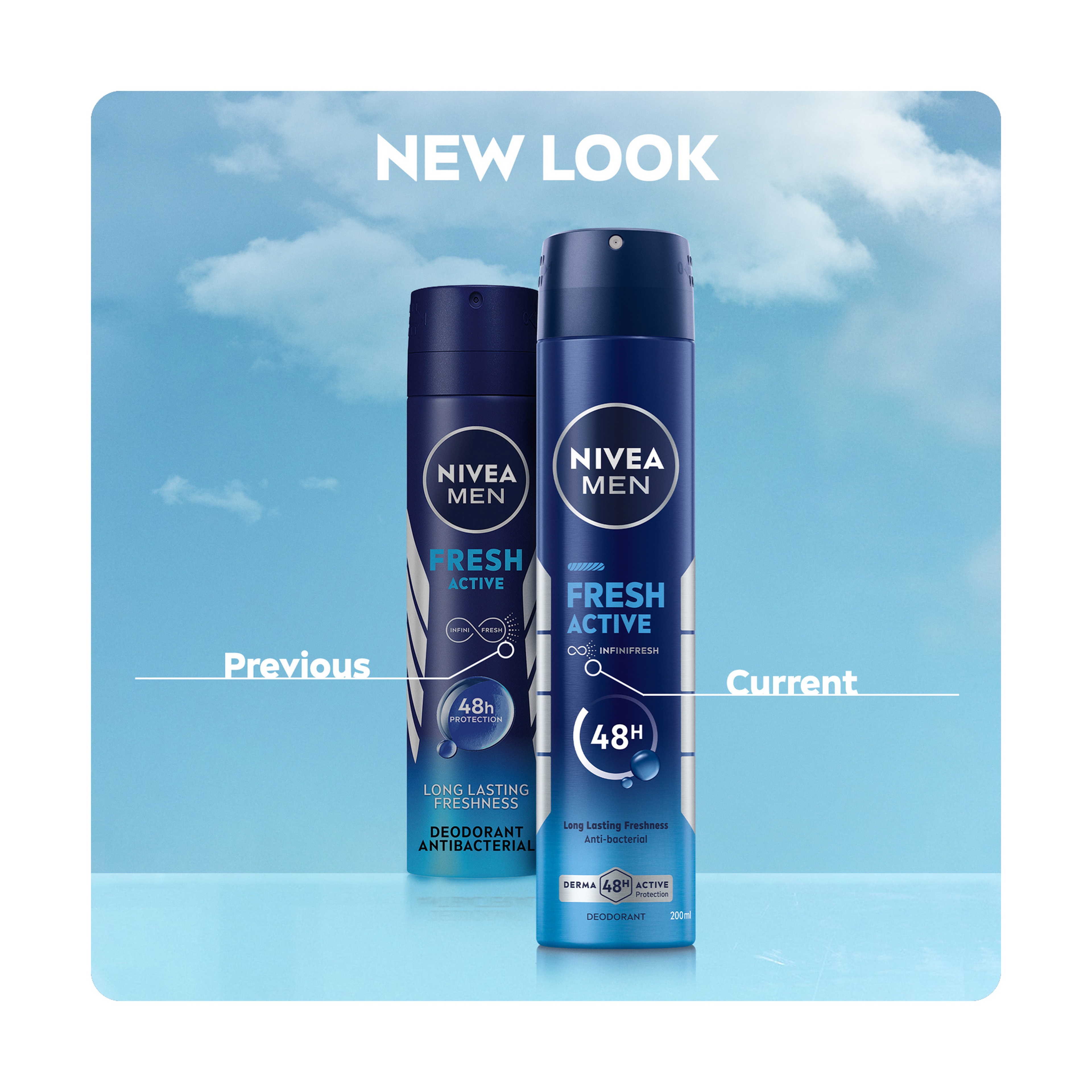 Nivea Men Fresh Active Deodorant Spray 200Ml