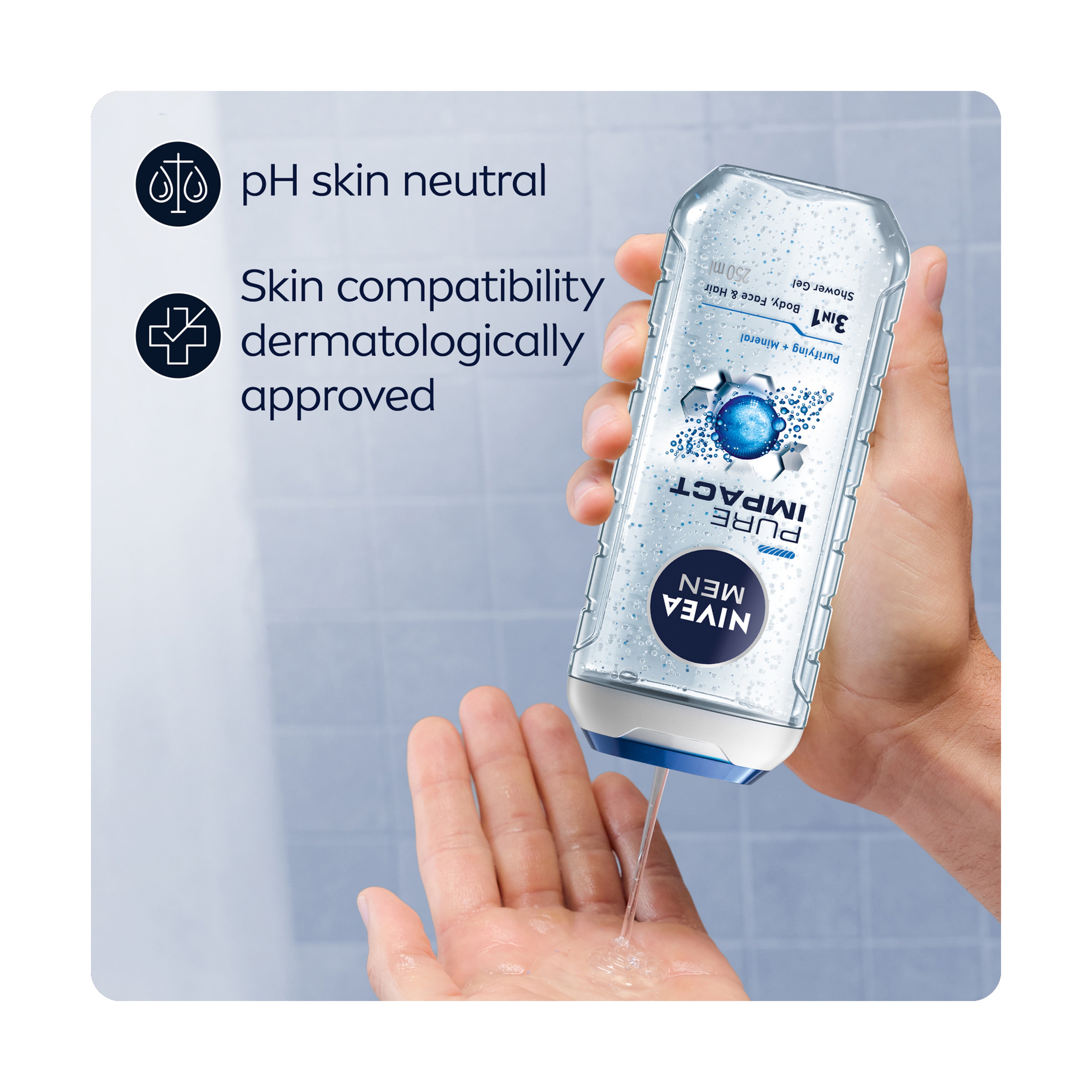 Nivea Men Pure Impact Shower Gel