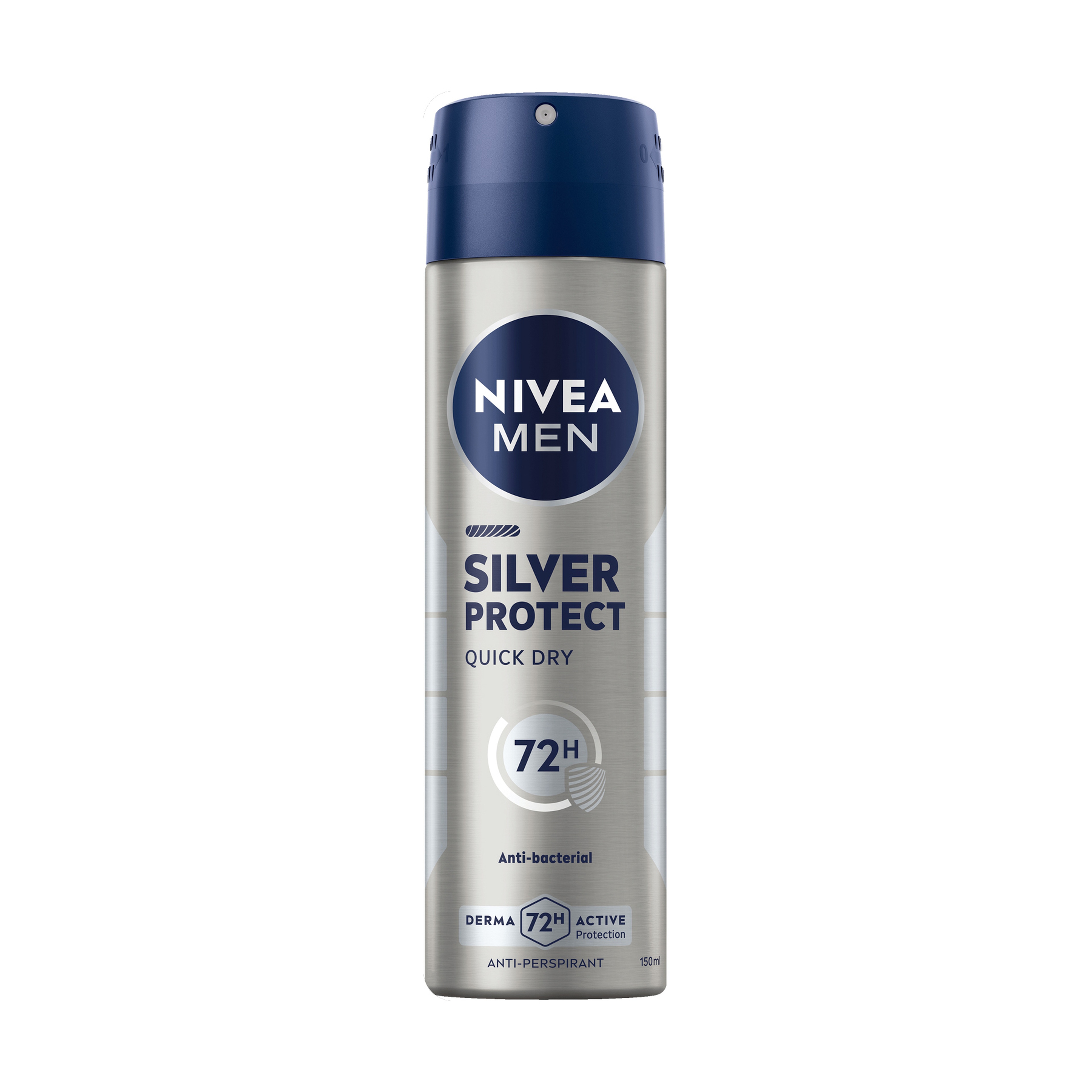 Nivea Silver Protect Deodorant - Antibacterial Protection, 150Ml