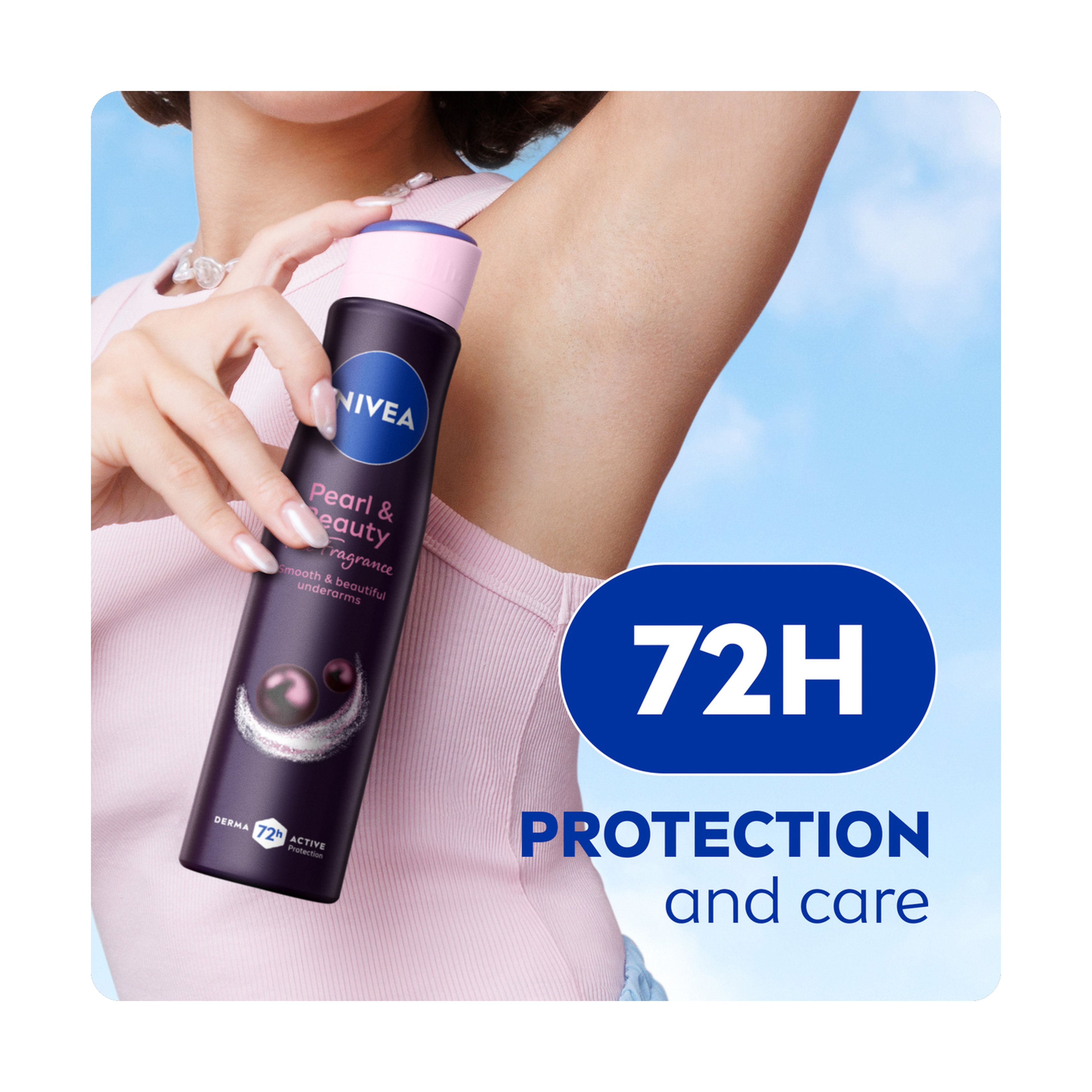 Nivea Pearl & Beauty Deodorant Spray - 48H Protection, 150Ml