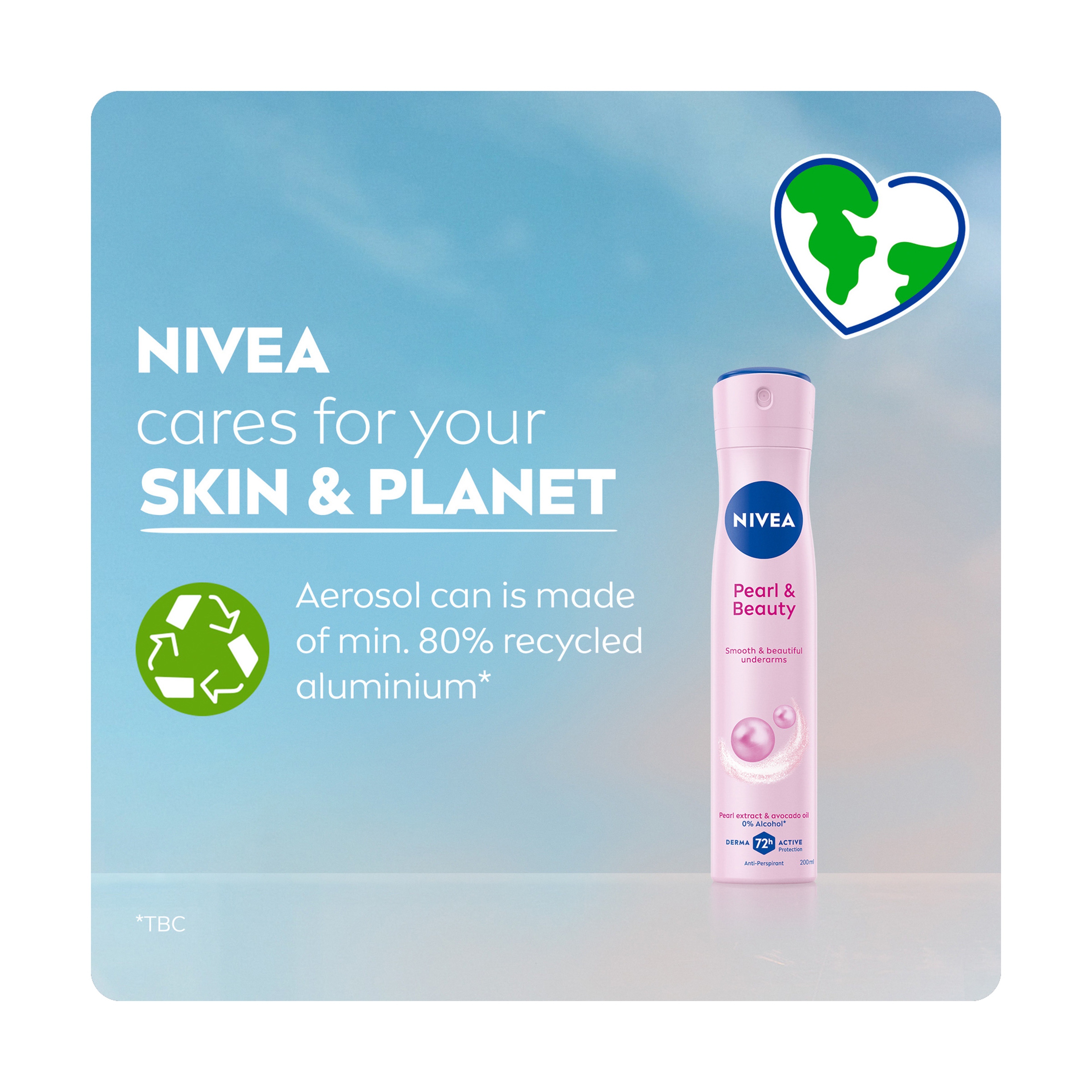 Nivea Pearl & Beauty Spray 200Ml