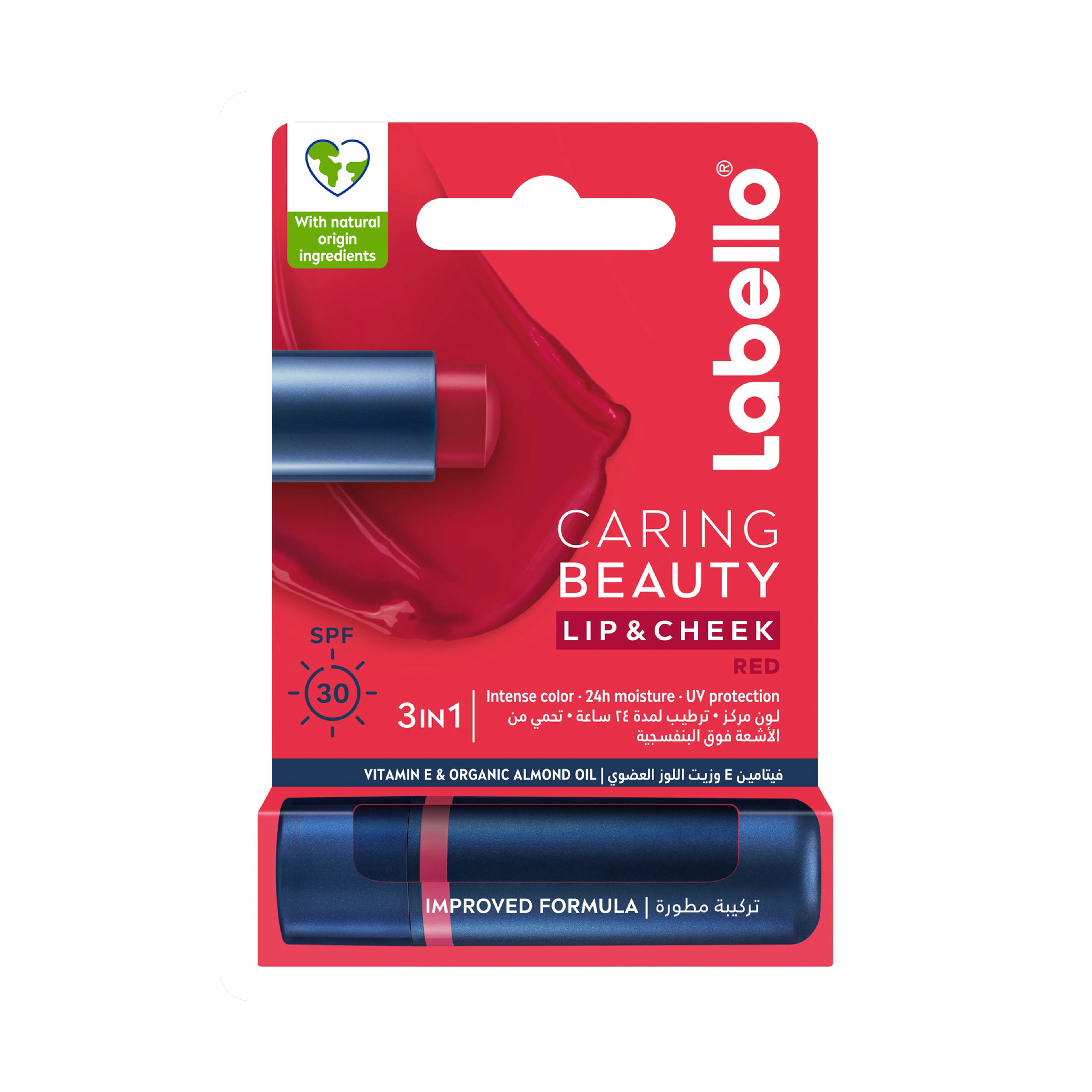 Labello Caring Beauty lip&check  Spf 30 lip balm