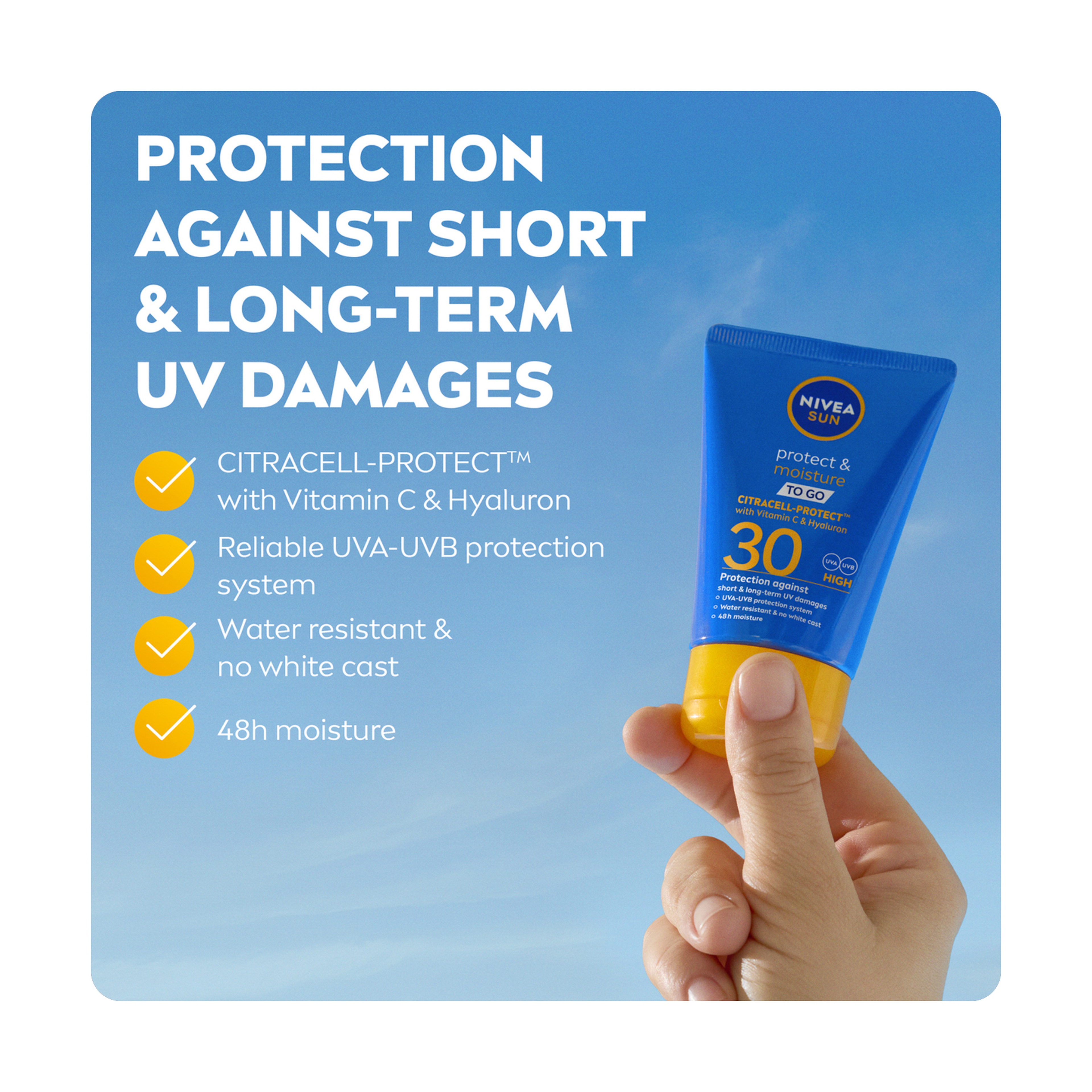 NIVEA SUN Protect & Moisture SPF 30 Sunscreen Lotion 200ml