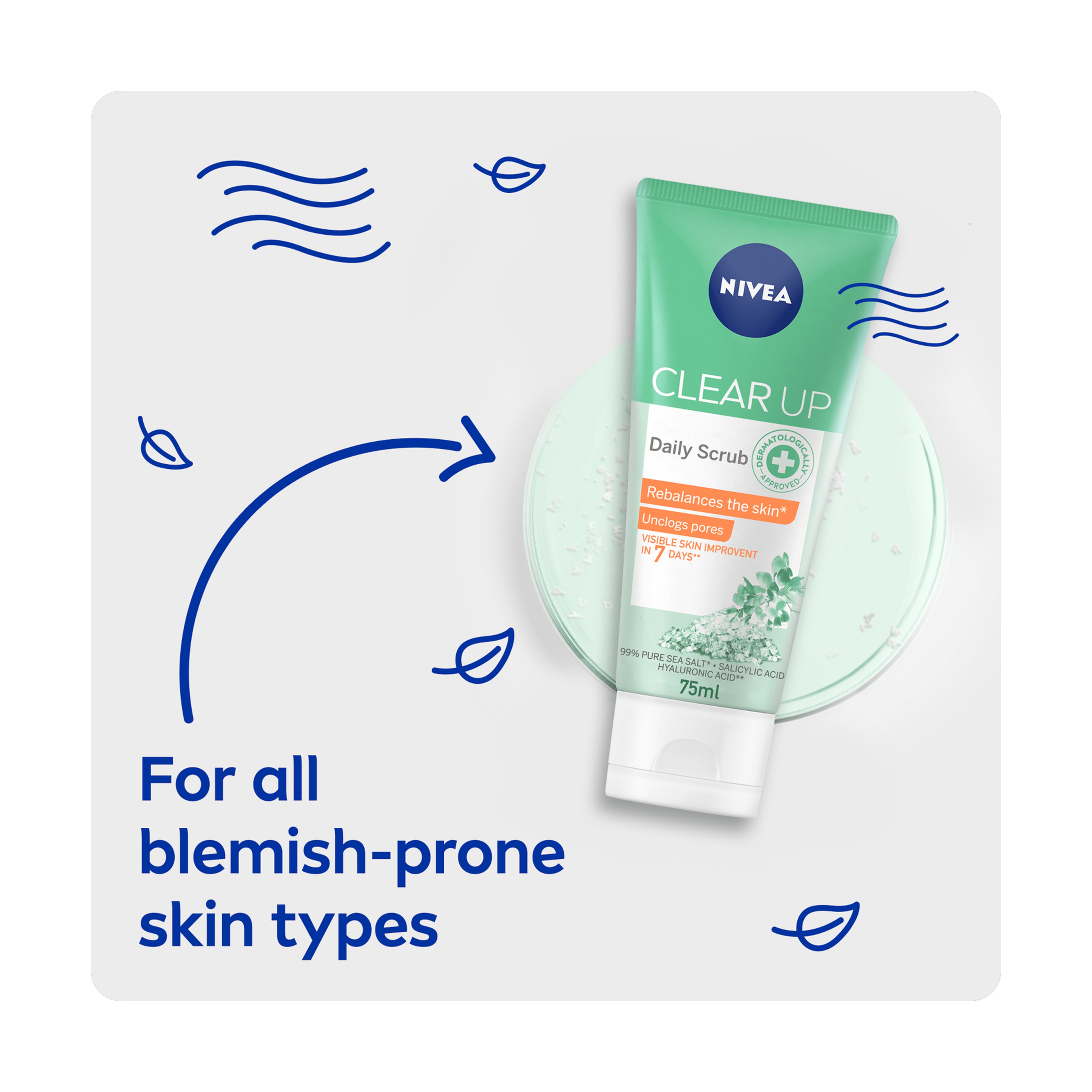 Nivea Anti Acne Scrub 75Ml-70918
