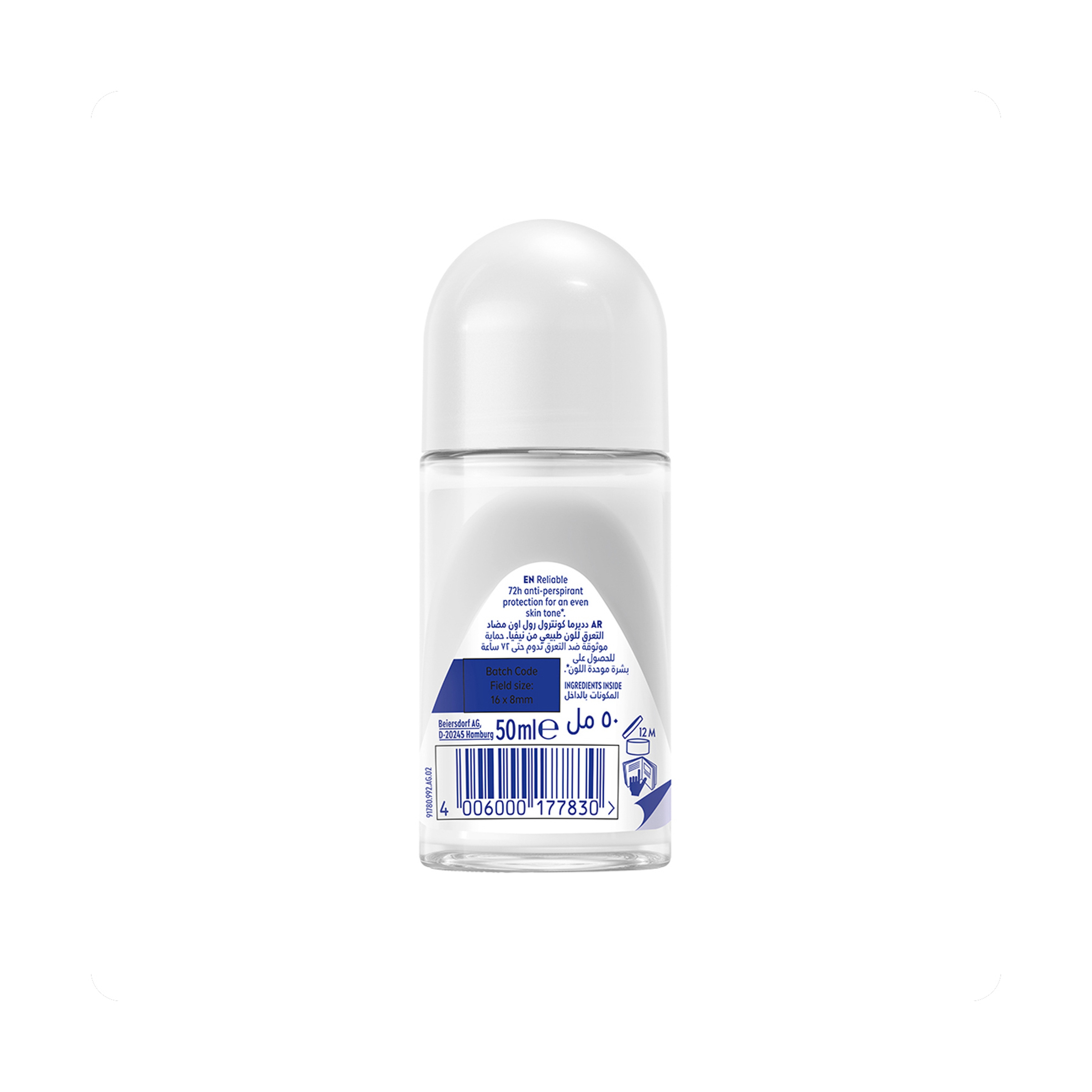 Nivea Deo Roll Derma Control Natural Tone 50 ml