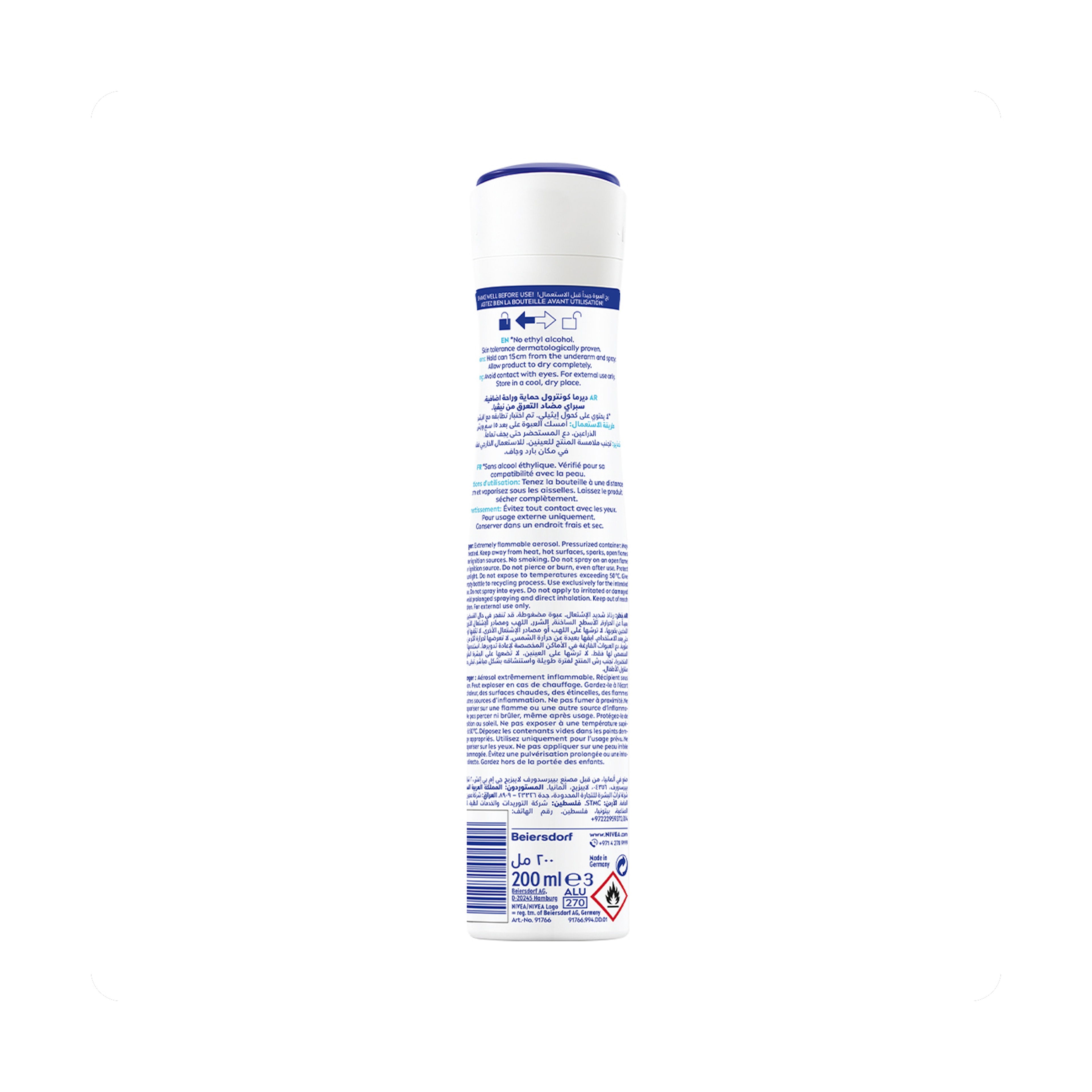 Nivea Deo Spray Derma Control Defend