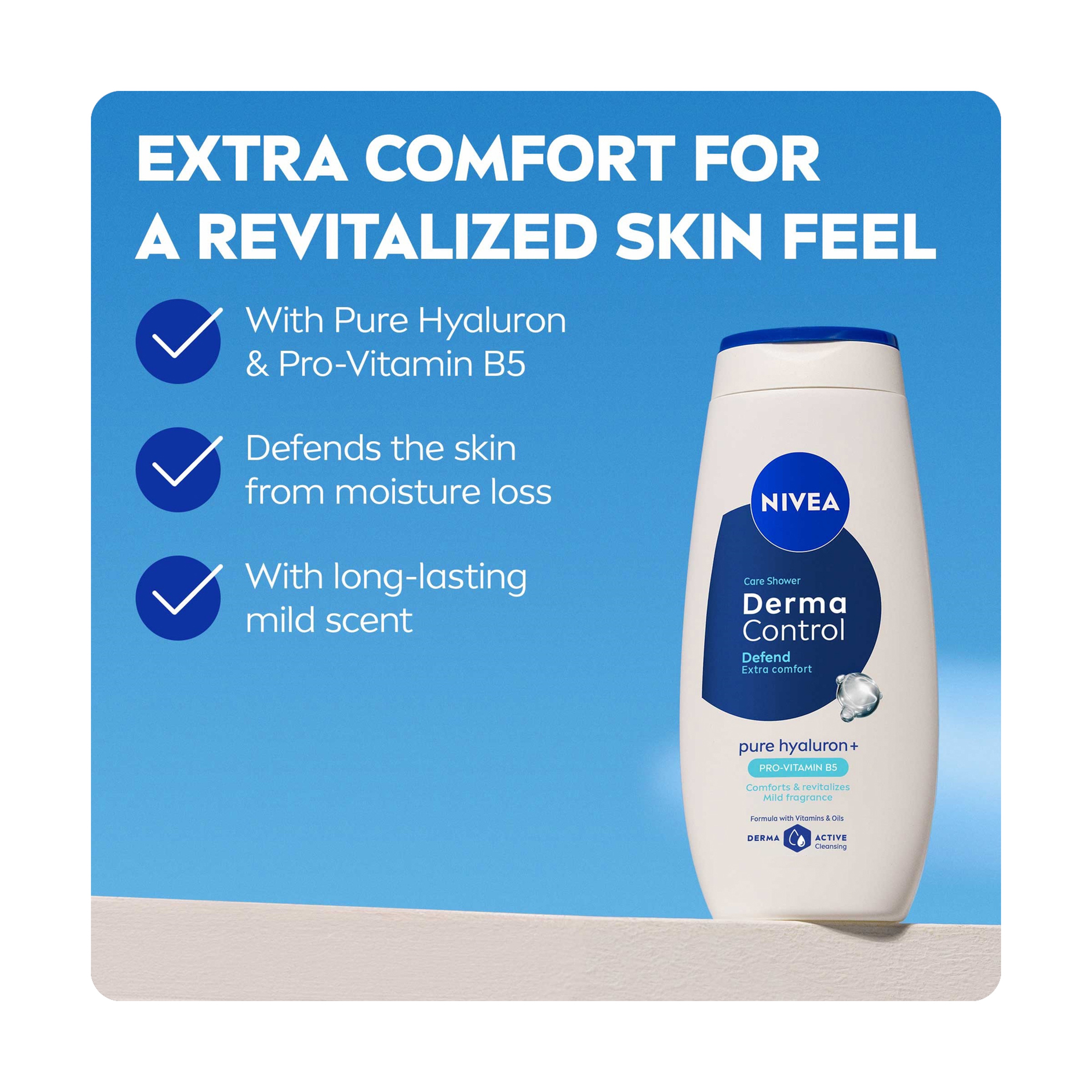 Nivea Derma Control Defend Shower Gel 500 ml