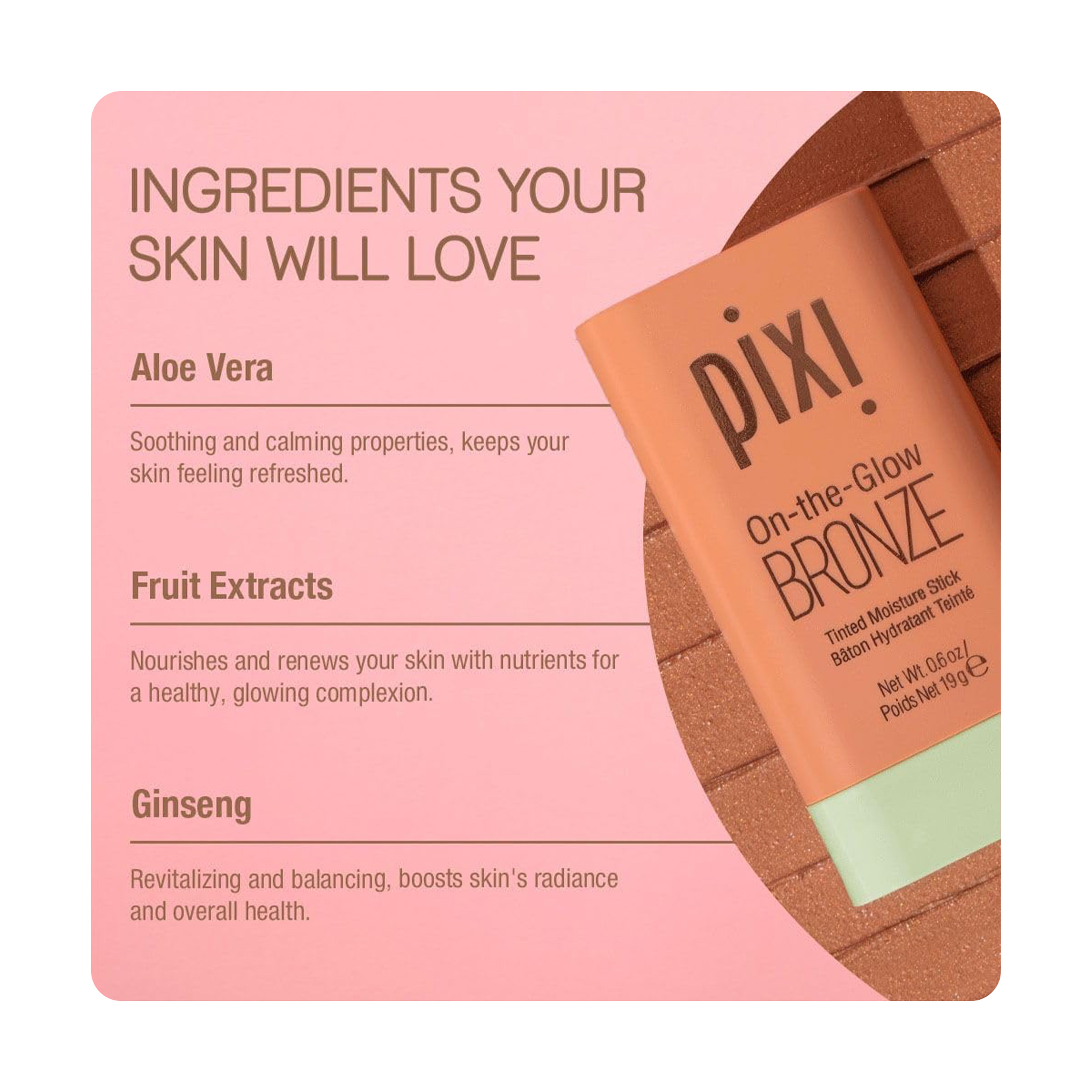 Pixi On-the-Glow Bronze