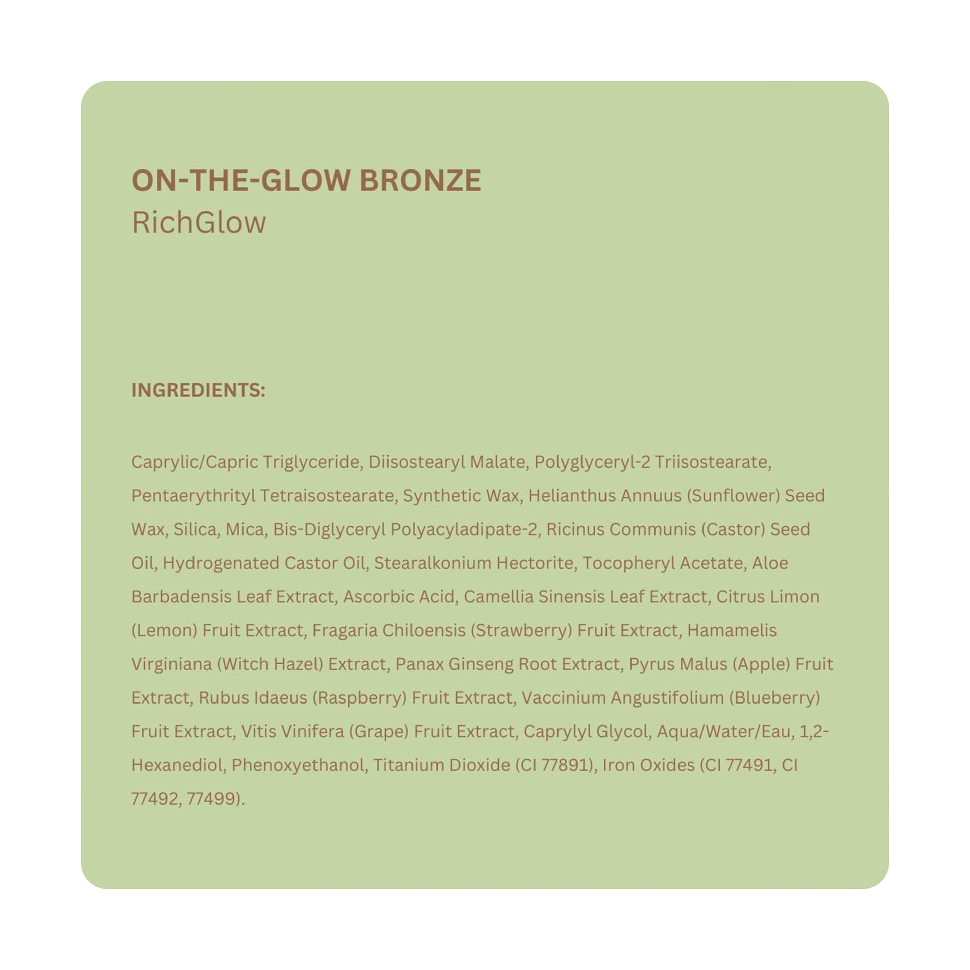 Pixi On-the-Glow Bronze