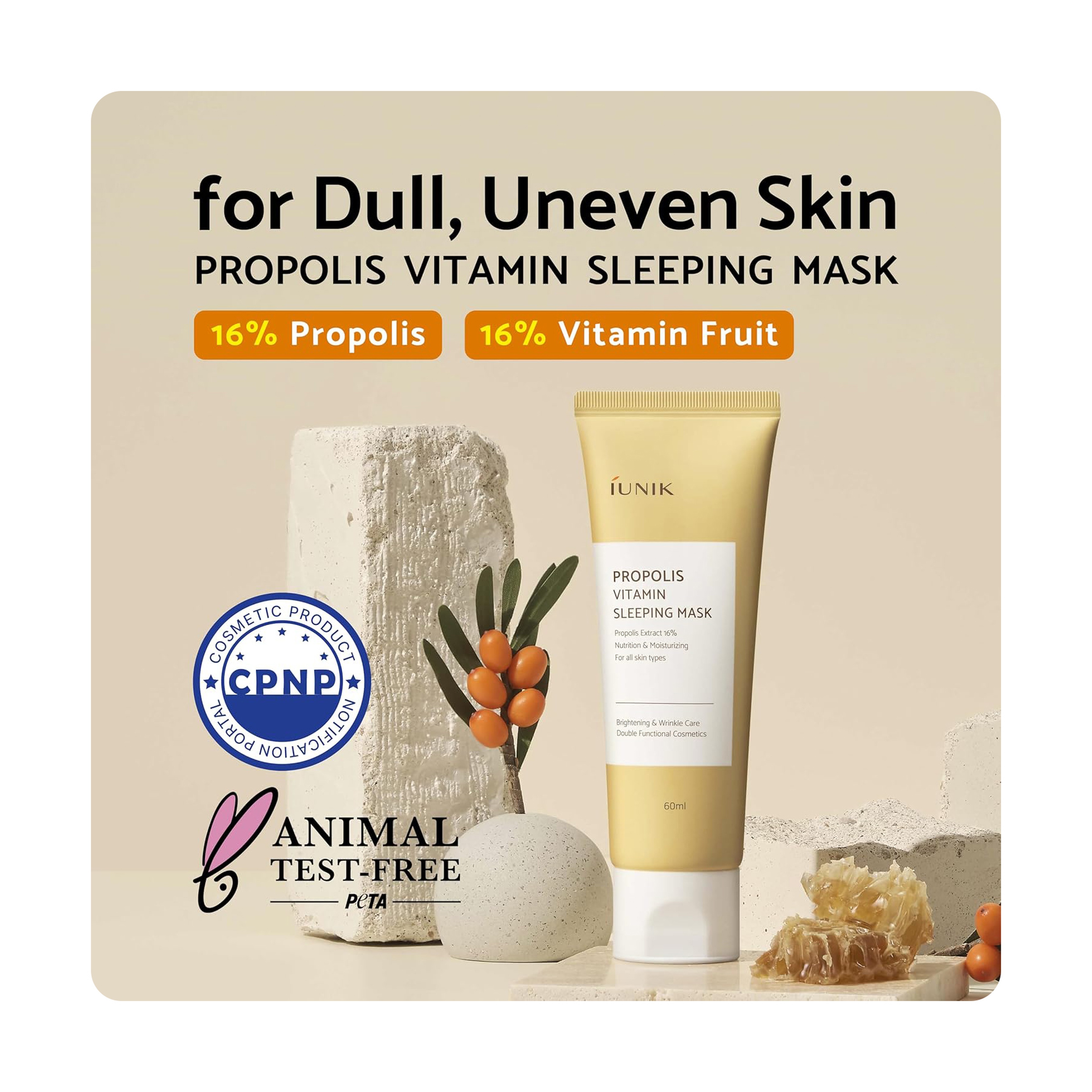 iUNIK Propolis Sleeping Mask