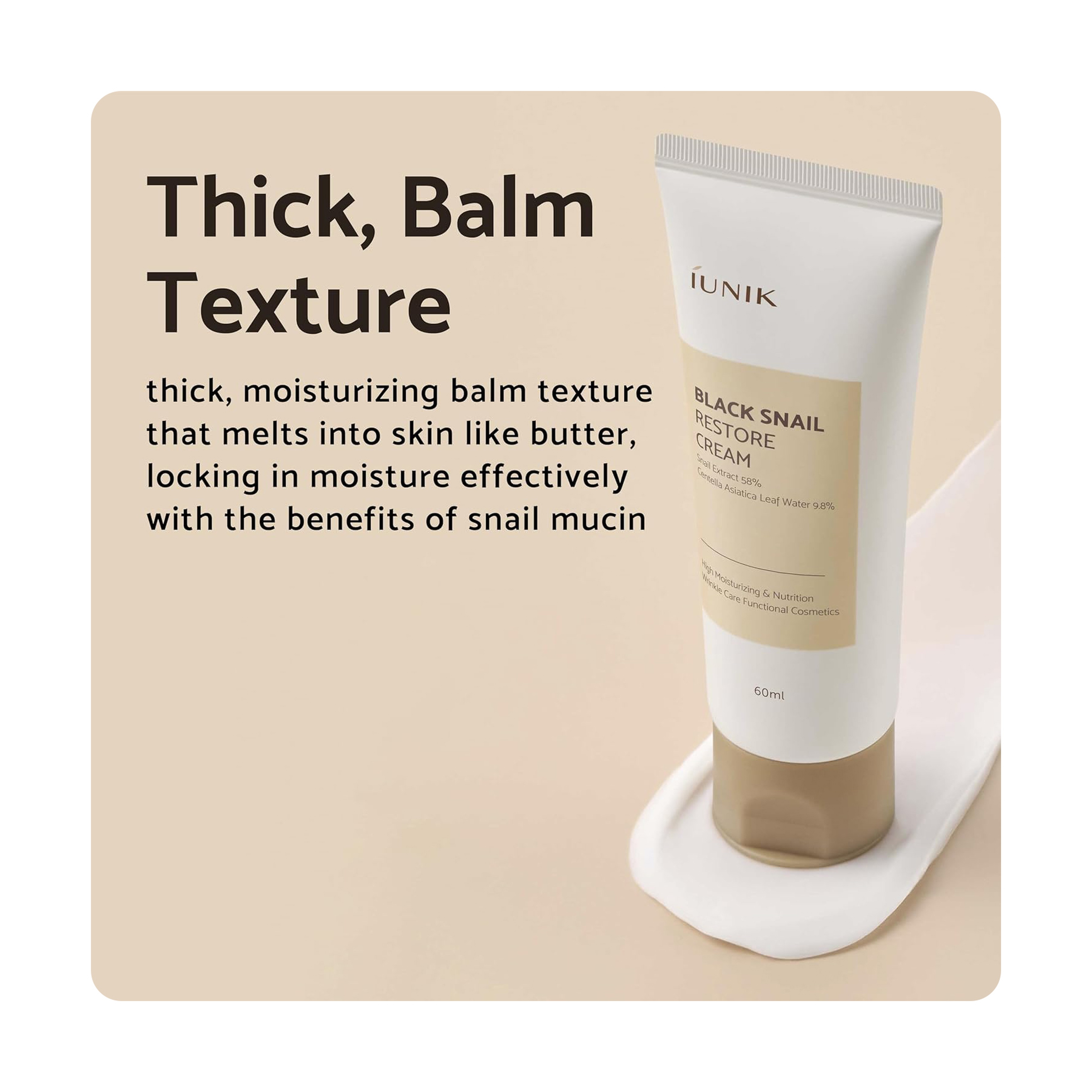 iUNIK Black Snail Cream
