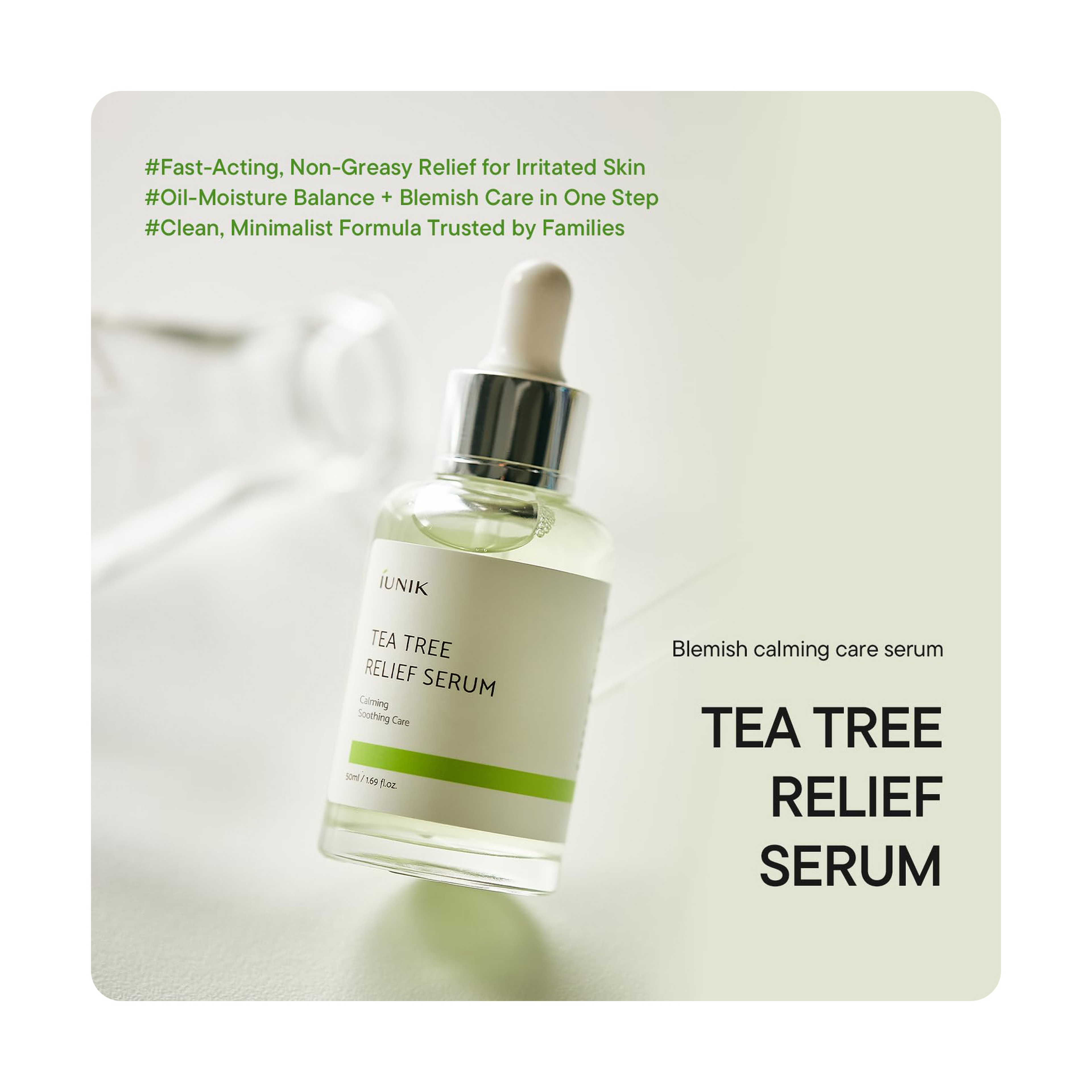 iUNIK Tea Tree Relief Serum