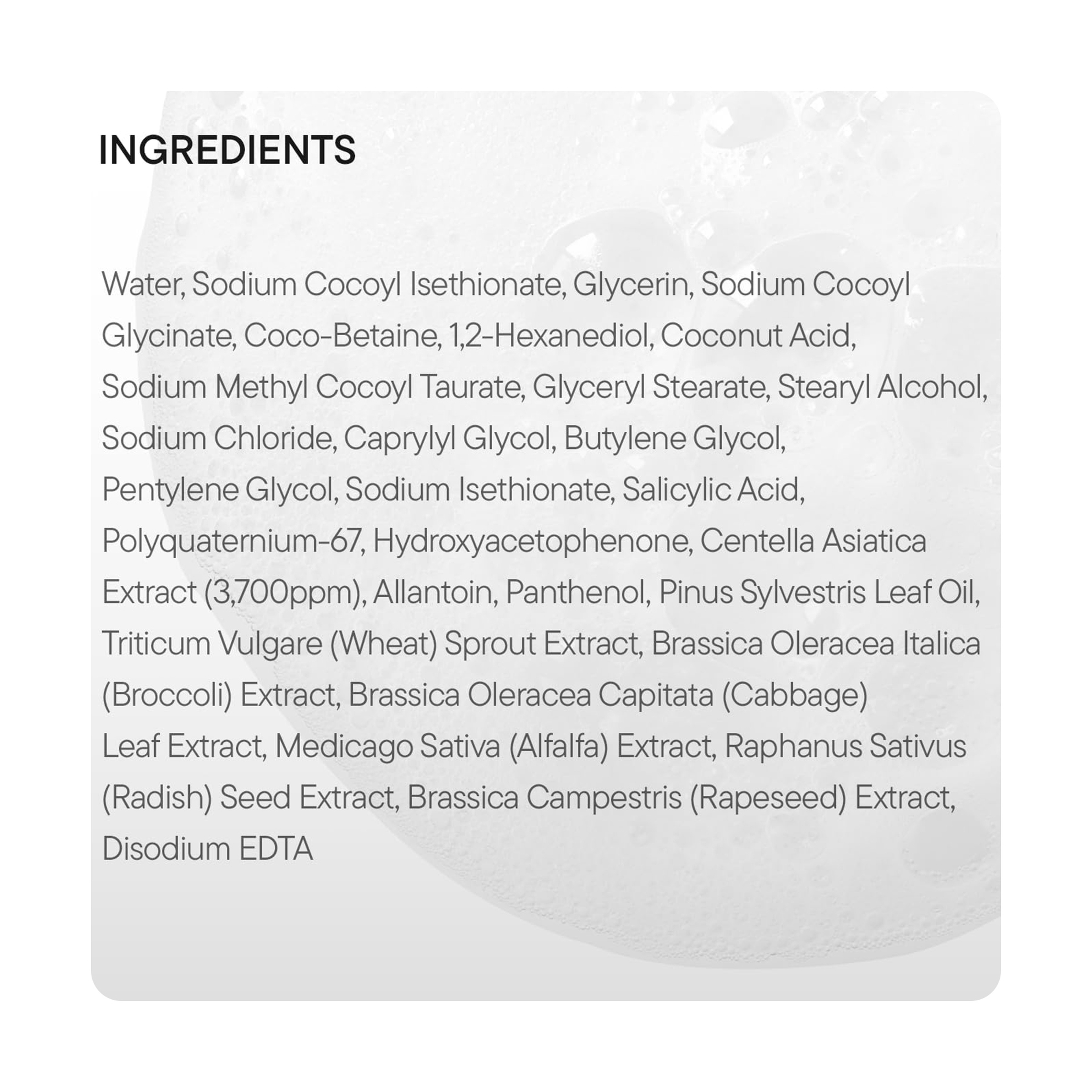 iUNIK Centella Cleansing Foam