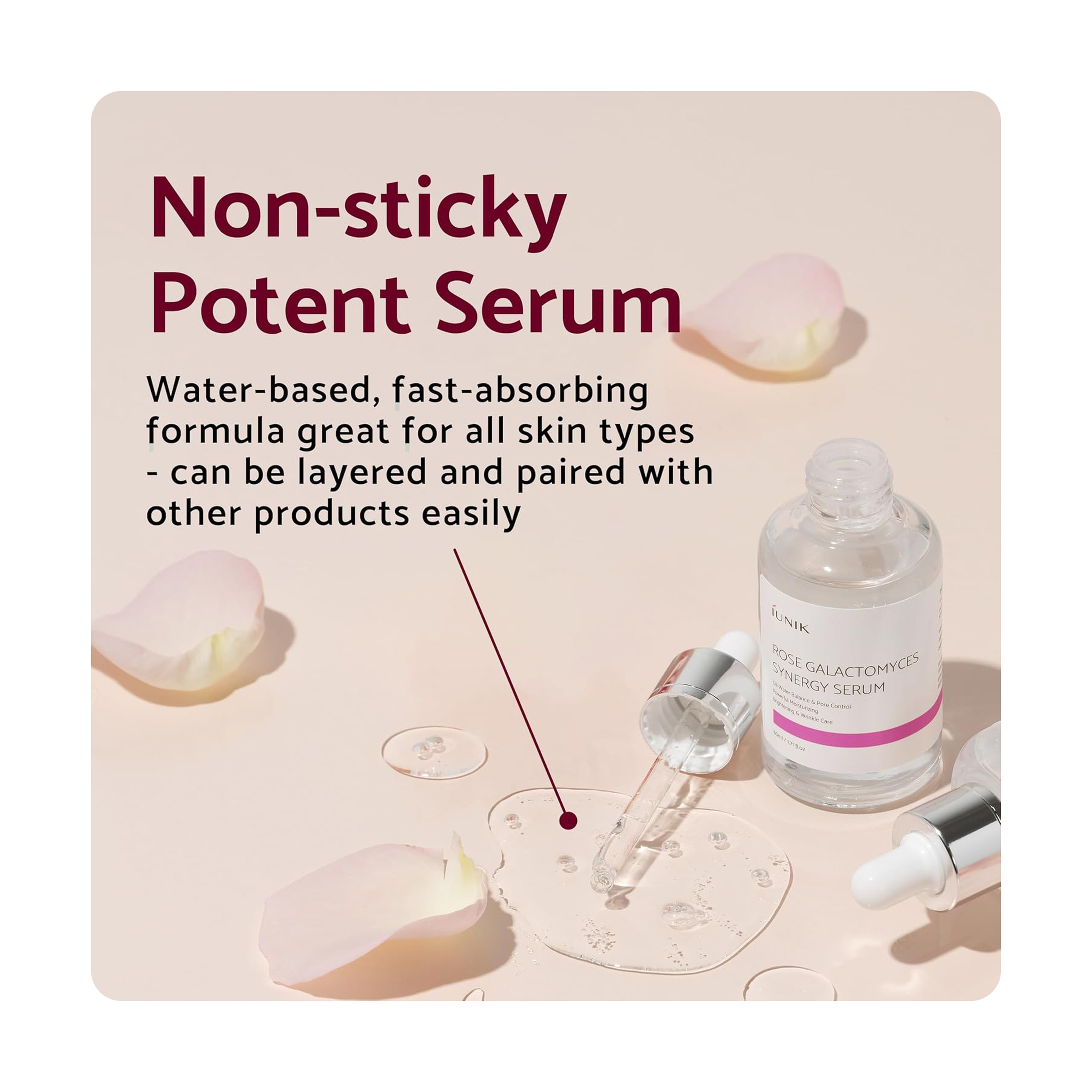 iUNIK Rose Synergy Serum