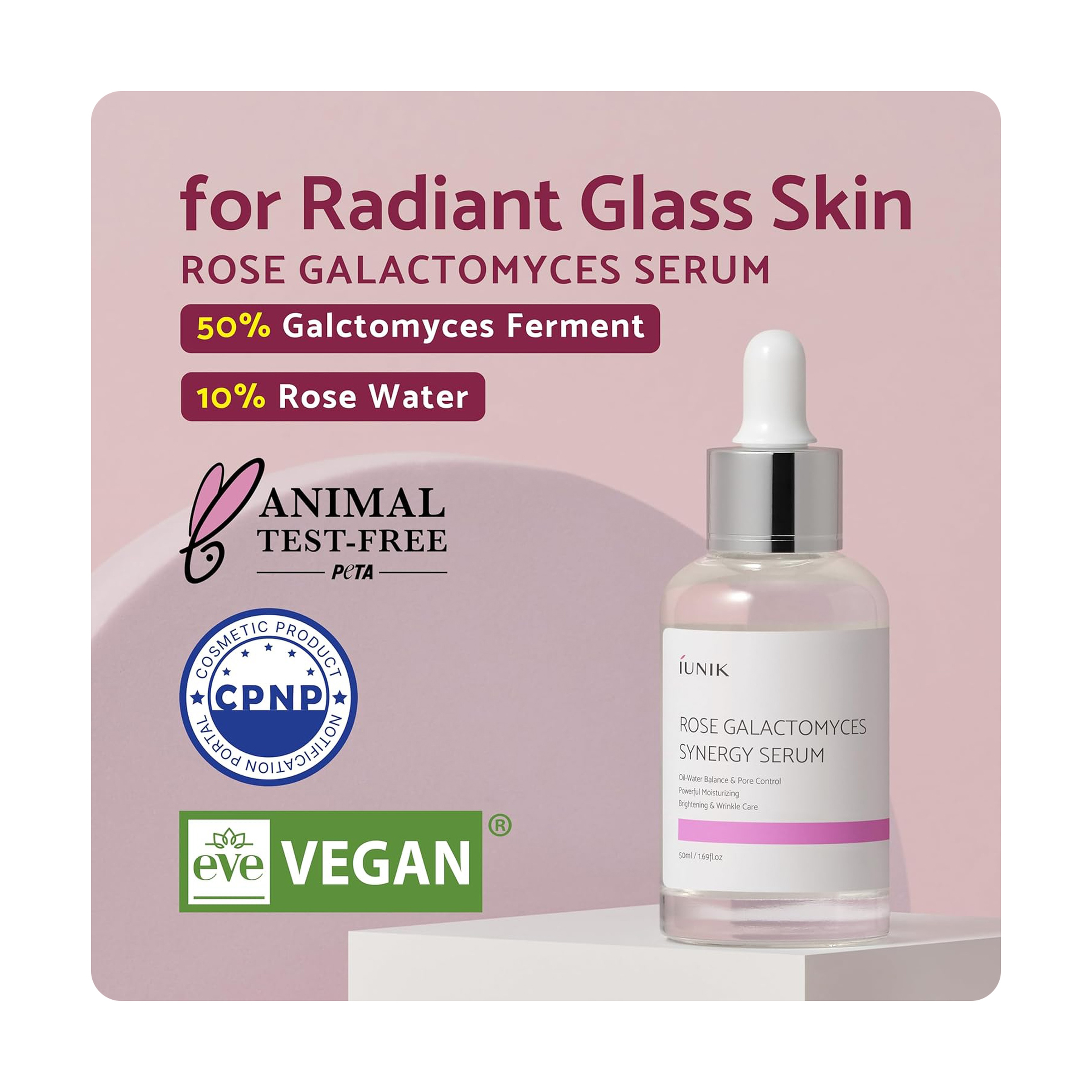 iUNIK Rose Synergy Serum