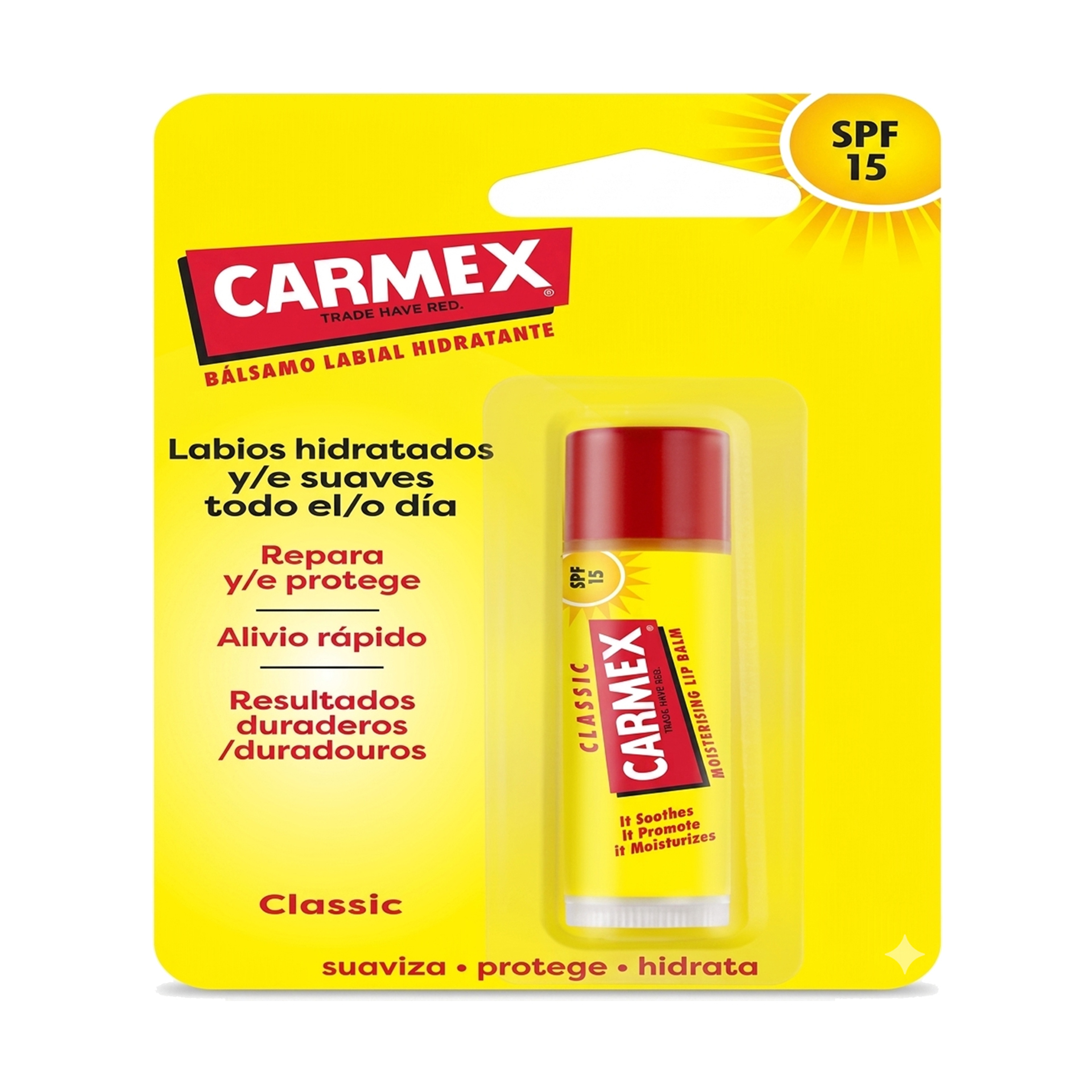 Carmex Classic Lip Balm In Stick Spf15 4.25 Gm