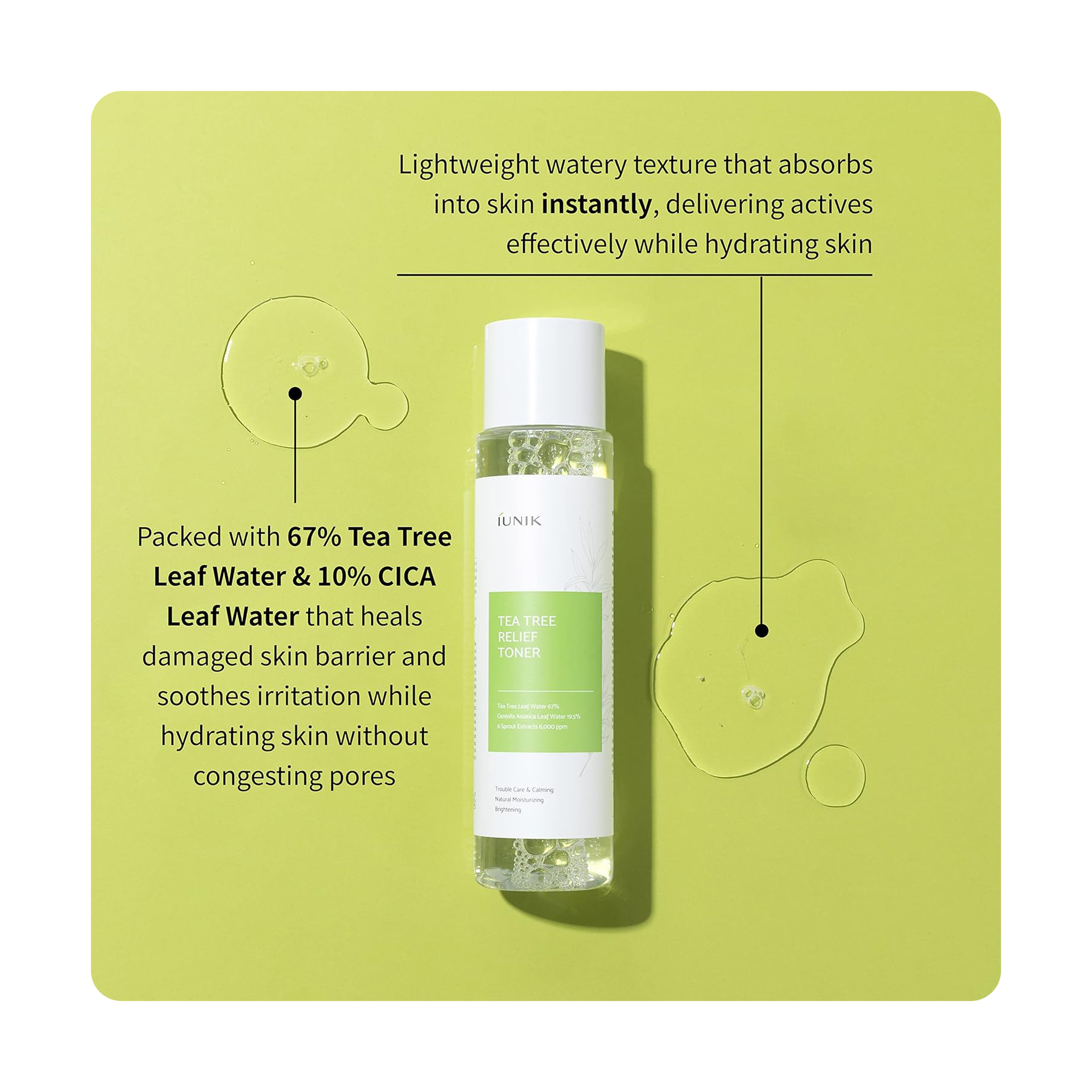 iUNIK Tea Tree Toner 200ml