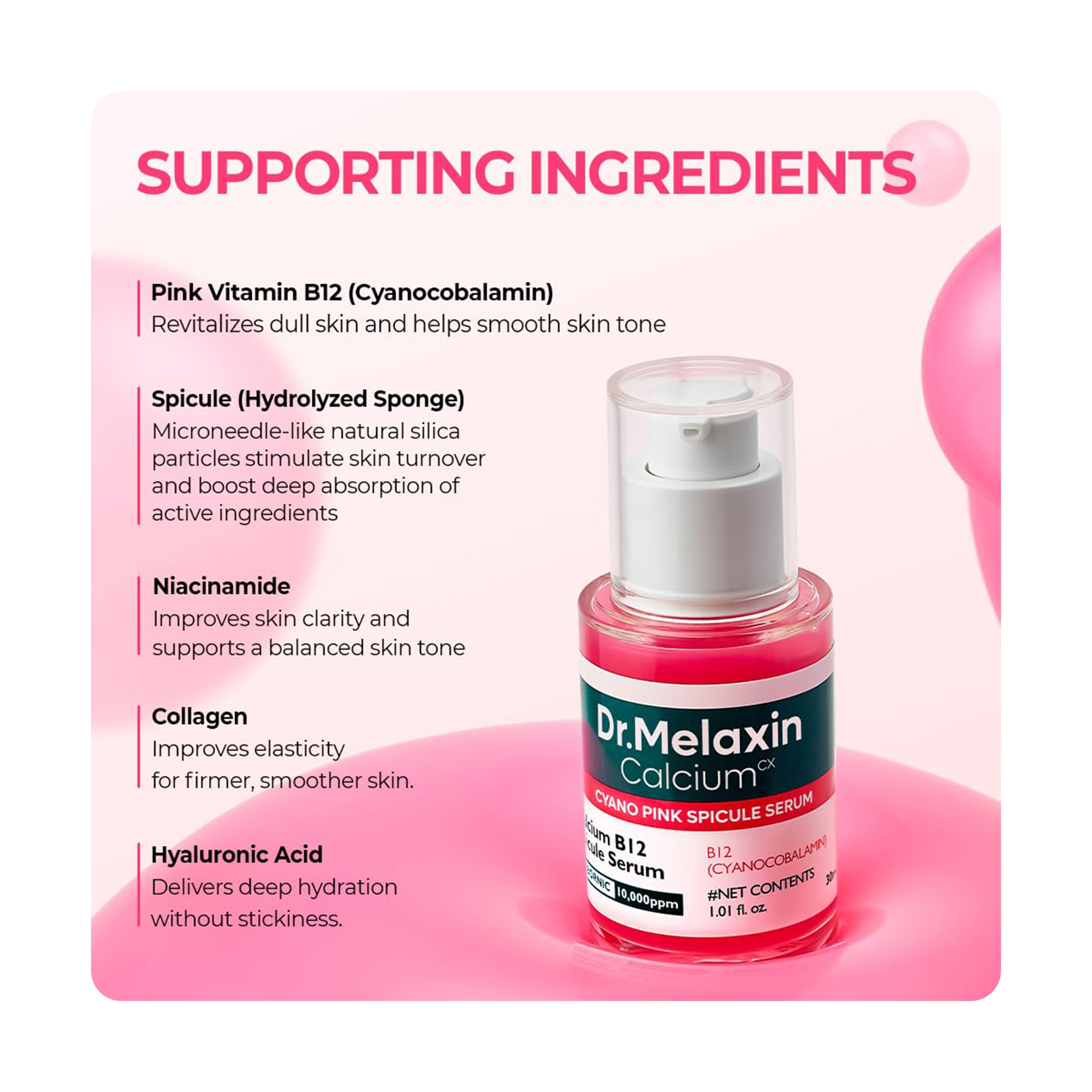 Dr Melaxin Pink Spicule Serum