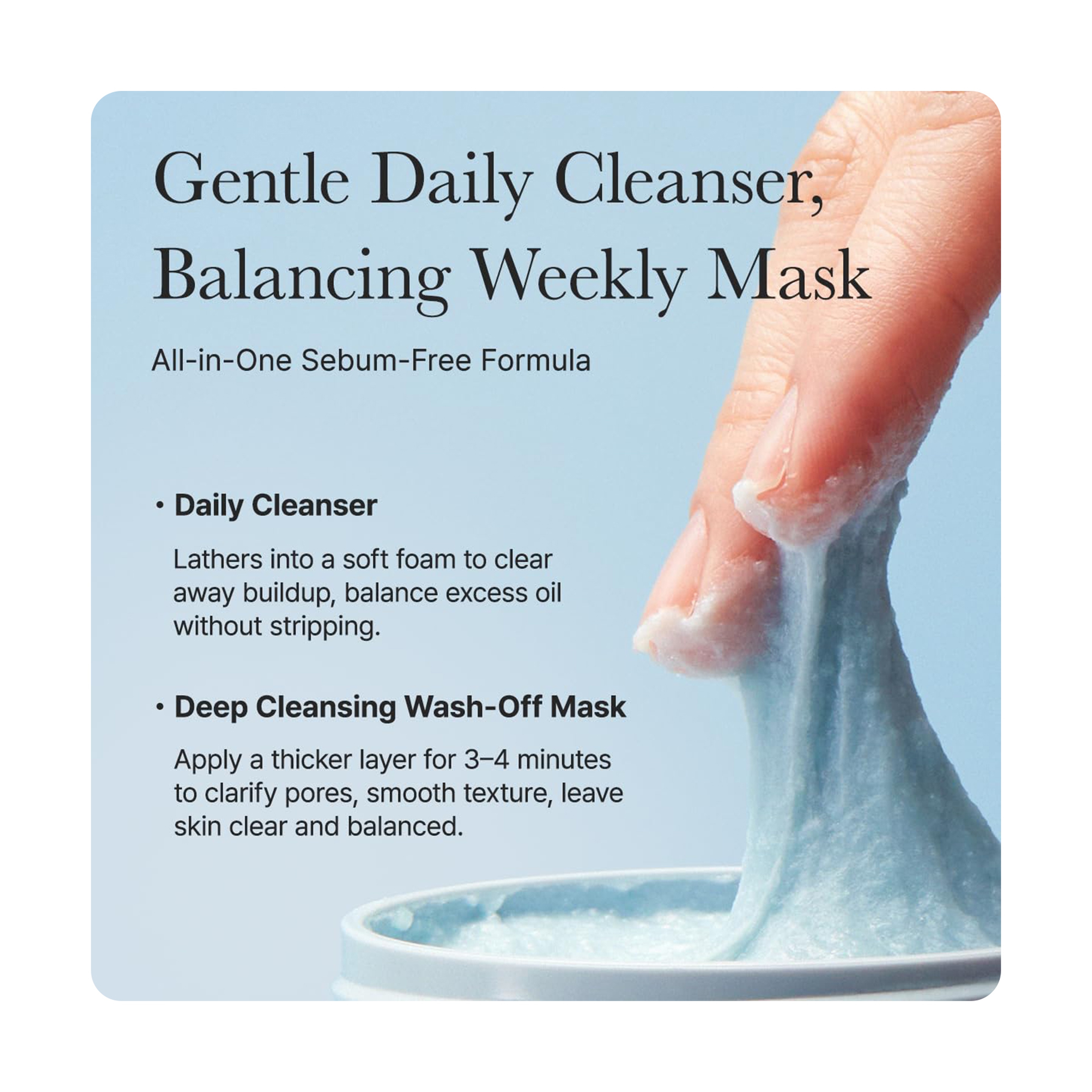 Arencia Blue Mochi Cleanser