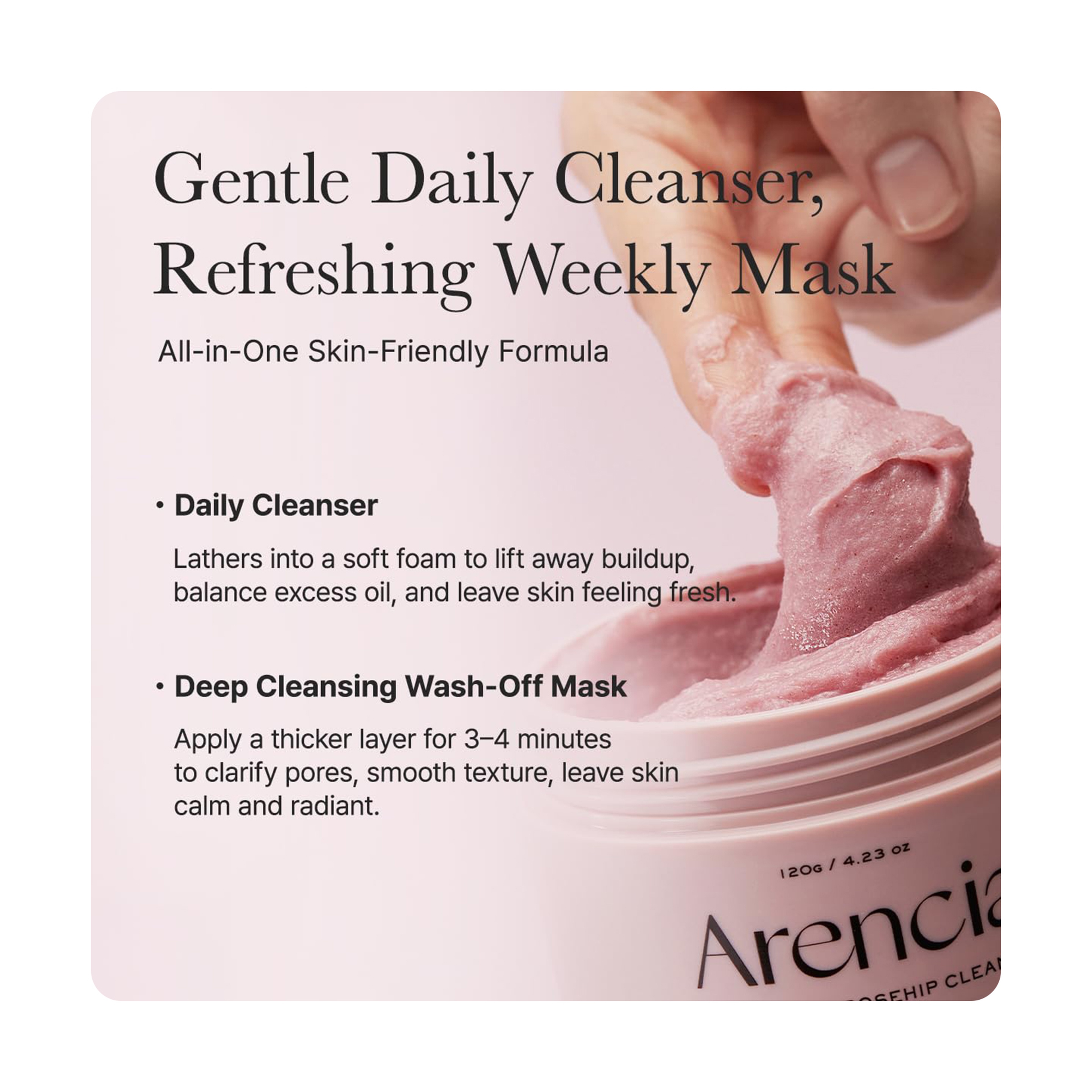 Arencia Rosehip Cleanser