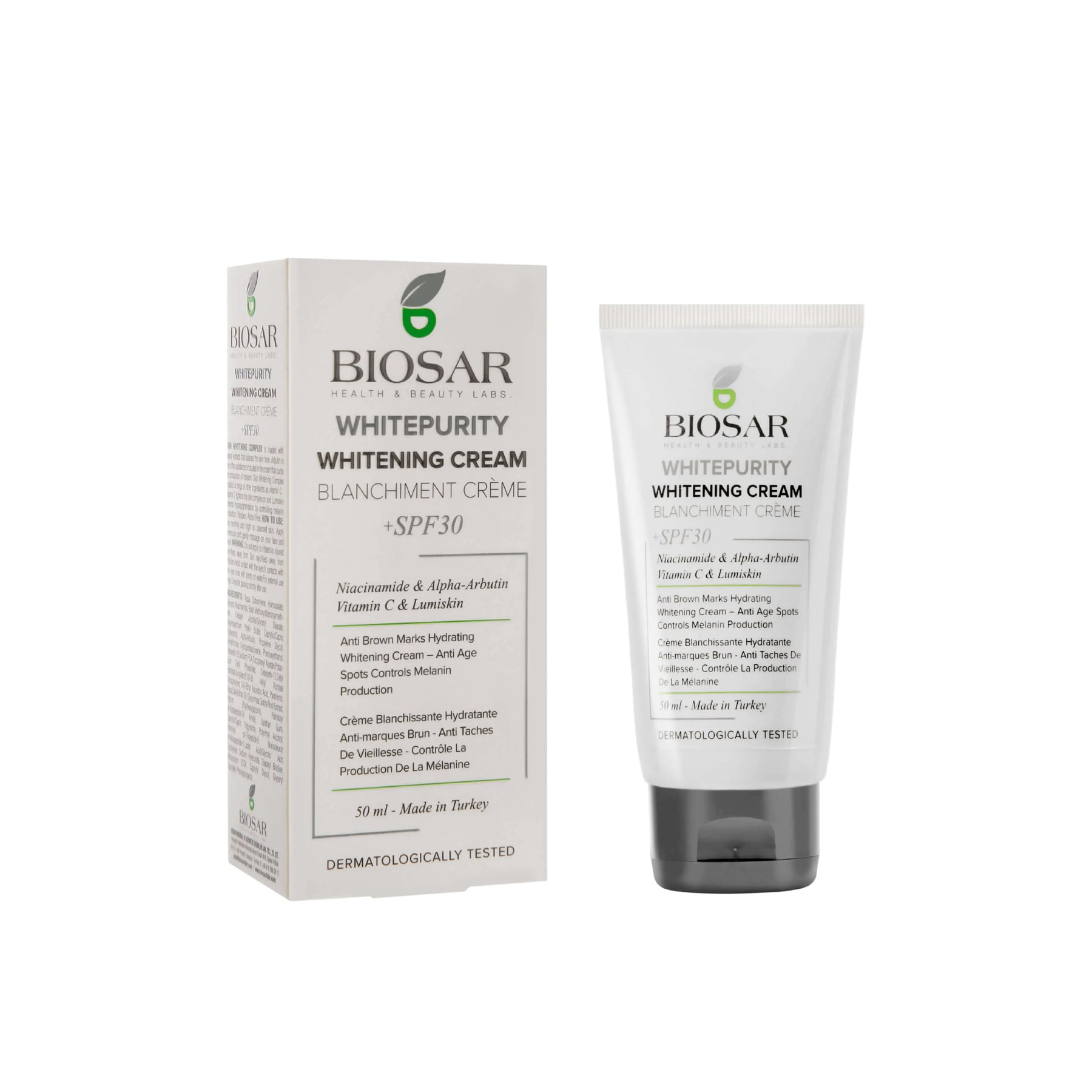 بيوسار كريم تفتيح مع حماية SPF30 50مل — صورة 1