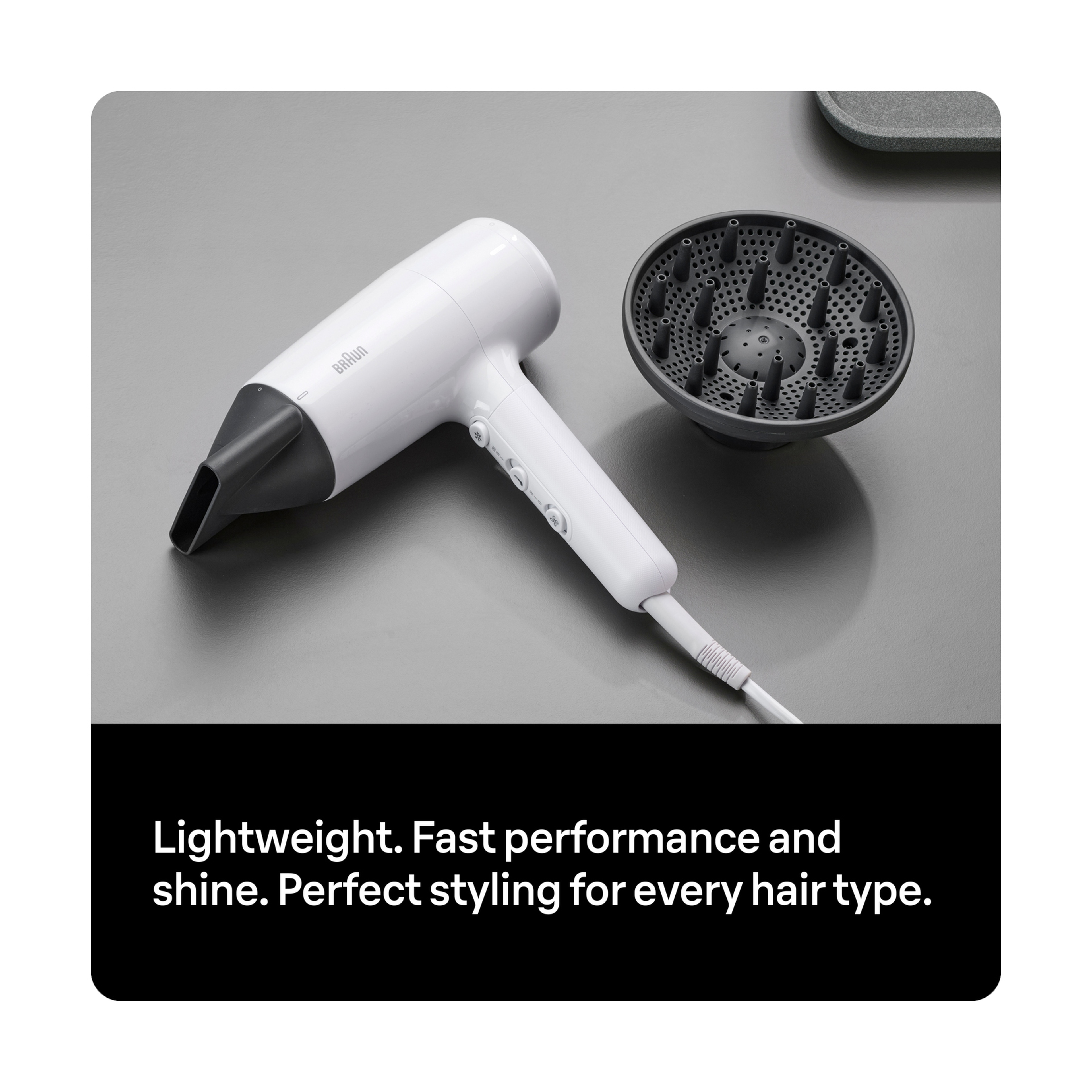 Braun Hair Dryer Ionic White HD226