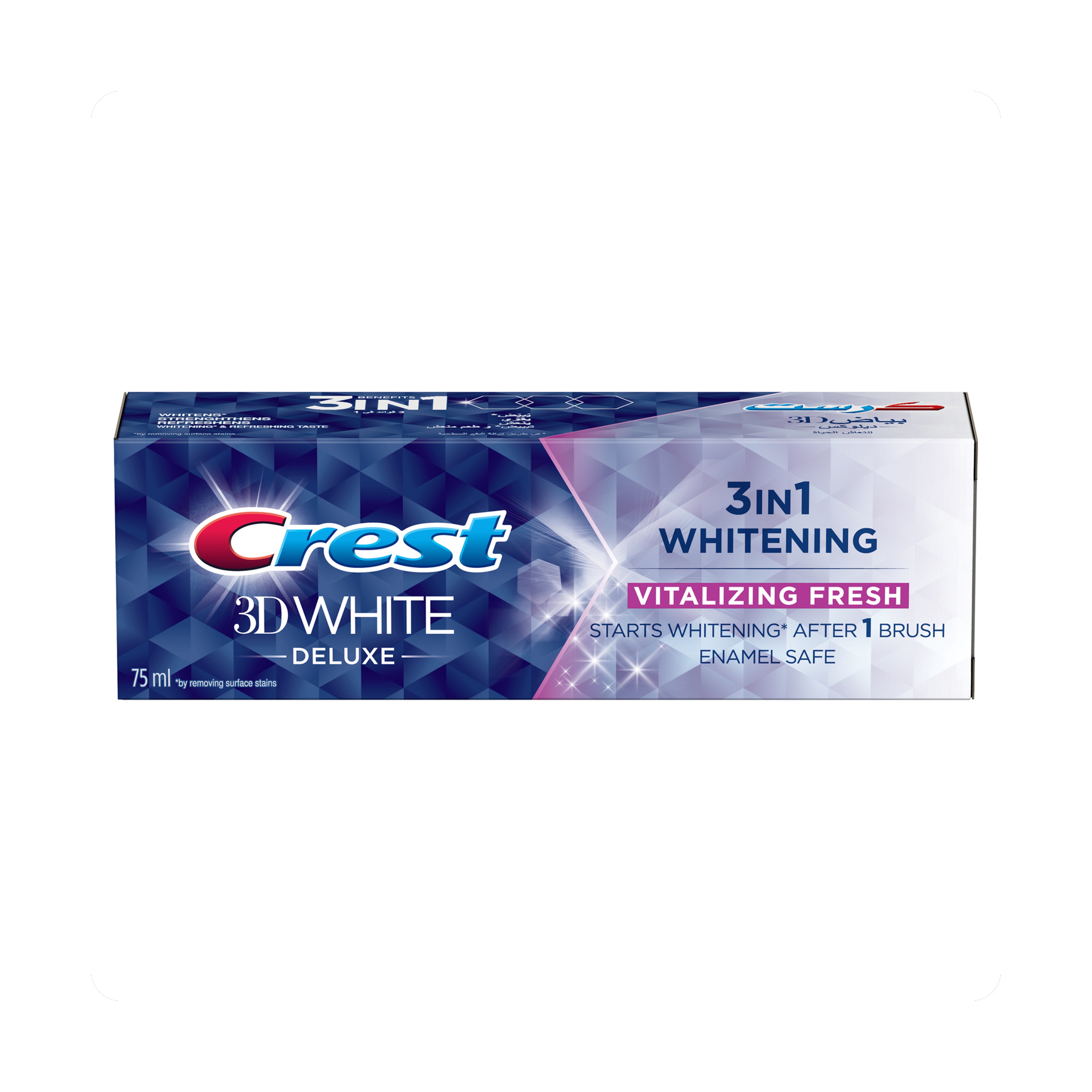 Crest Toothpaste 3D White Deluxe Arctic Fresh 75 Ml