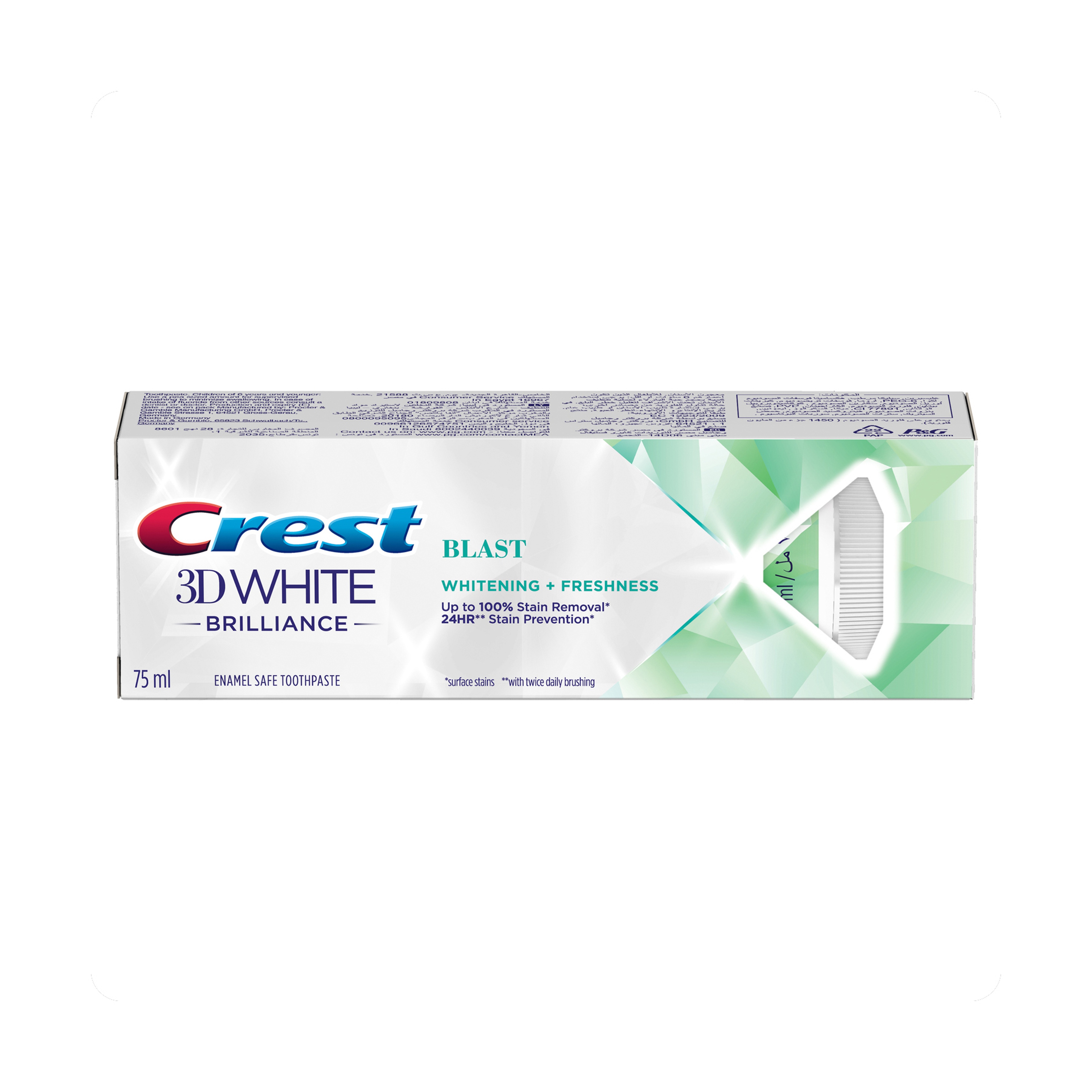 Crest Toothpaste 3D White Perfection Intense - 75 Ml