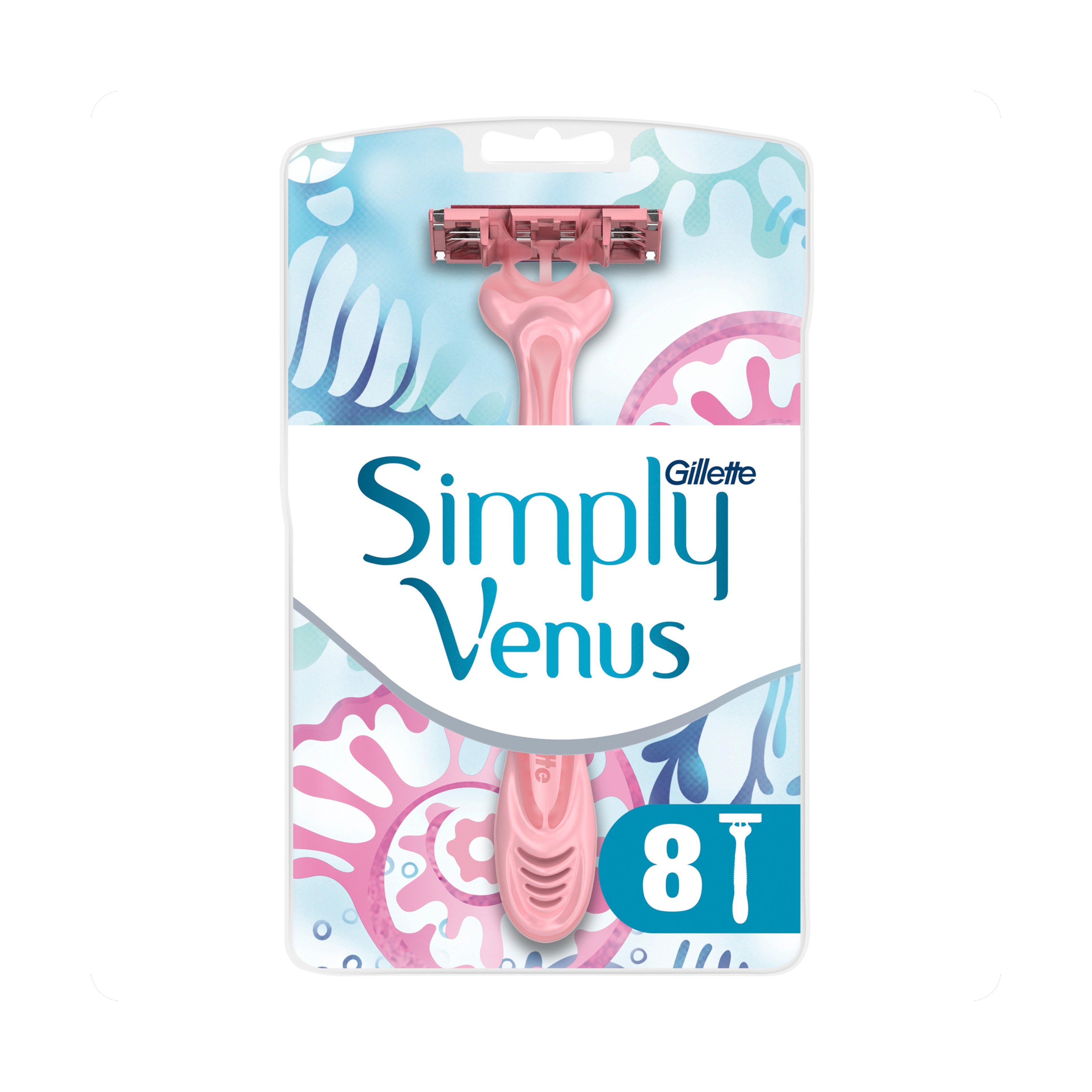Gillette Simply Venus 3 Women'S Razor, 8 Count