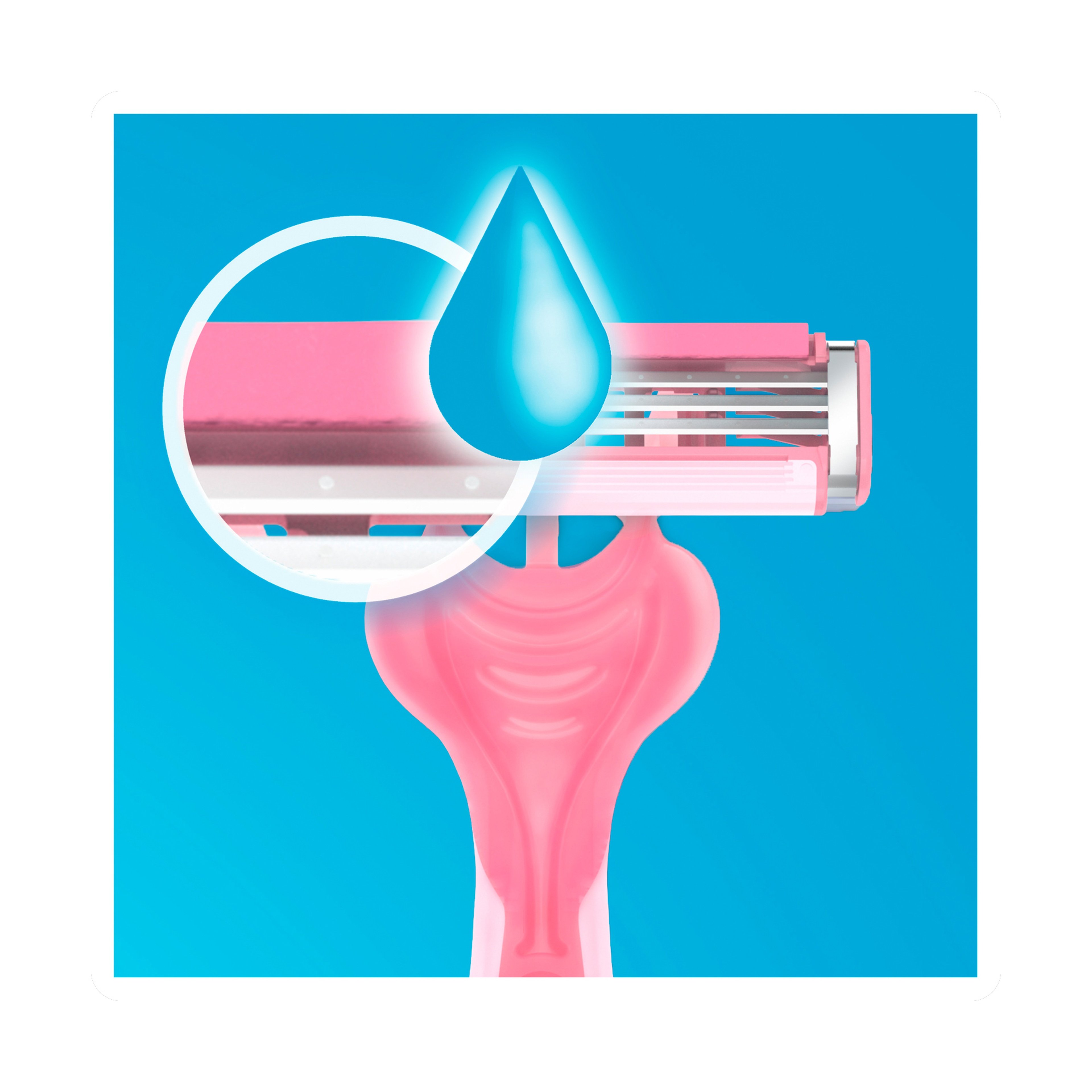 Gillette Simply Venus 3 Women'S Razor, 8 Count