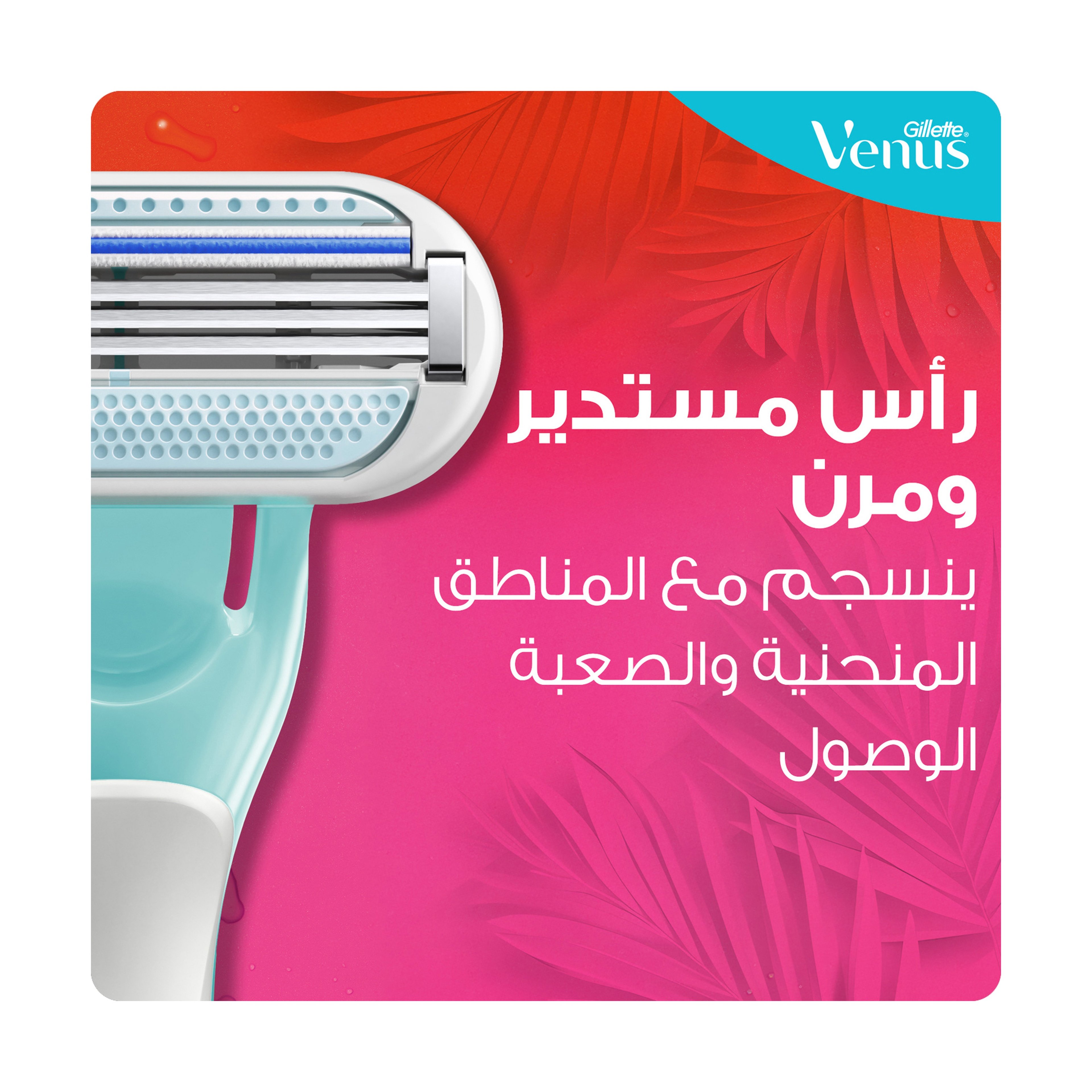 Venus Gillette Tropical Disposable Razor, 4+2