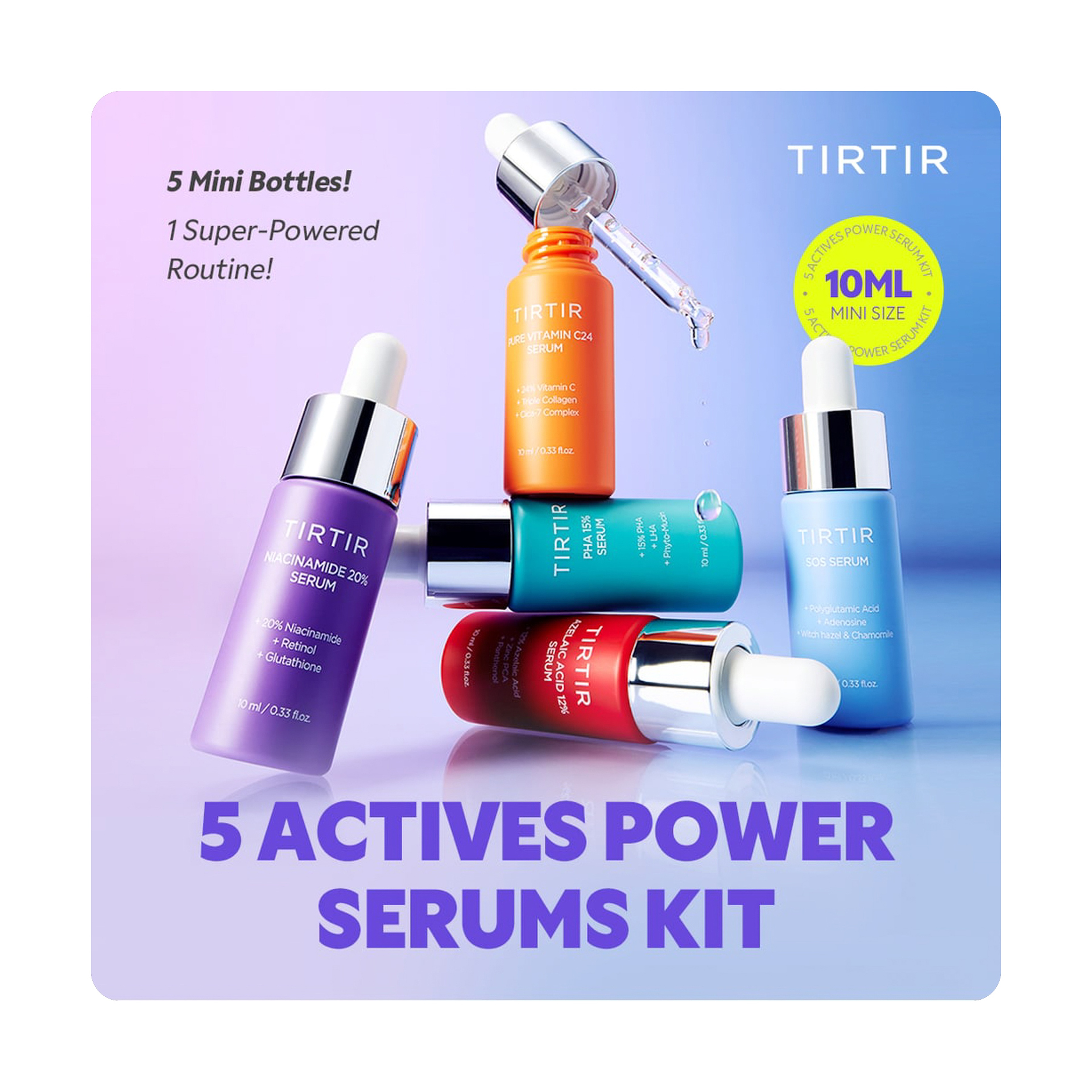 Tirtir 5 Actives Power Serums Kit