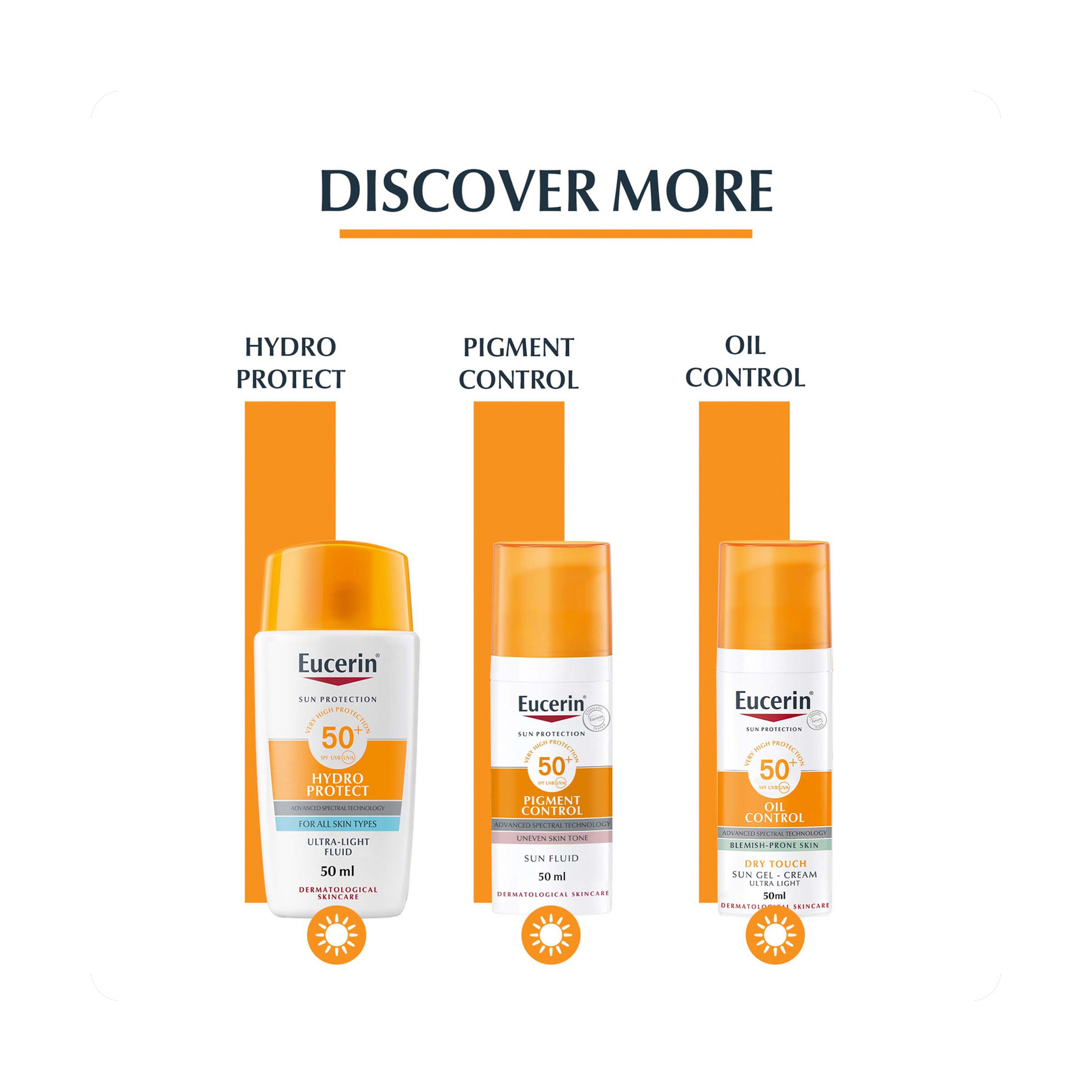 يوسرين كريم الحماية من الشمس للبشرة الحساسة SPF 50 50ml