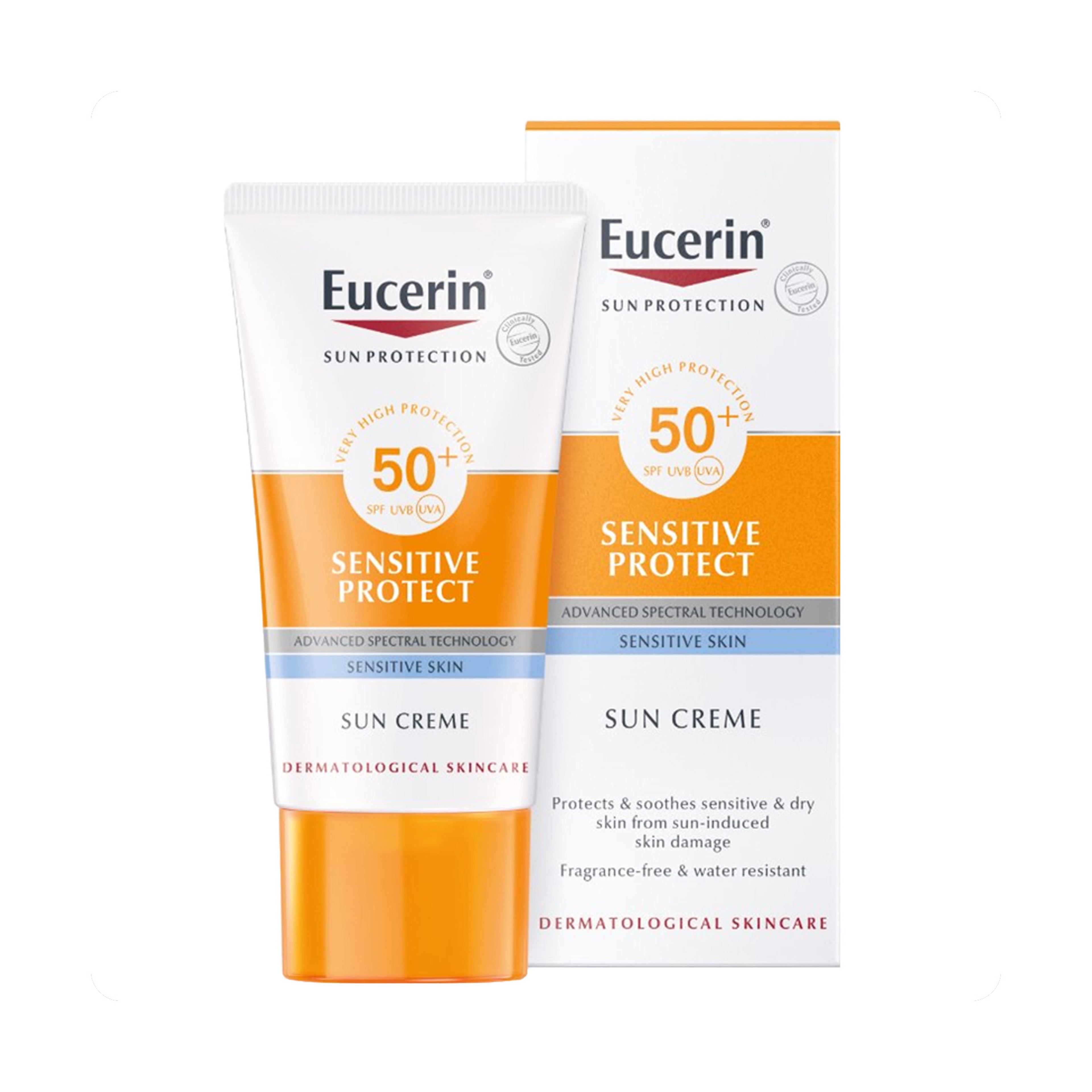 يوسرين كريم الحماية من الشمس للبشرة الحساسة SPF 50 50ml