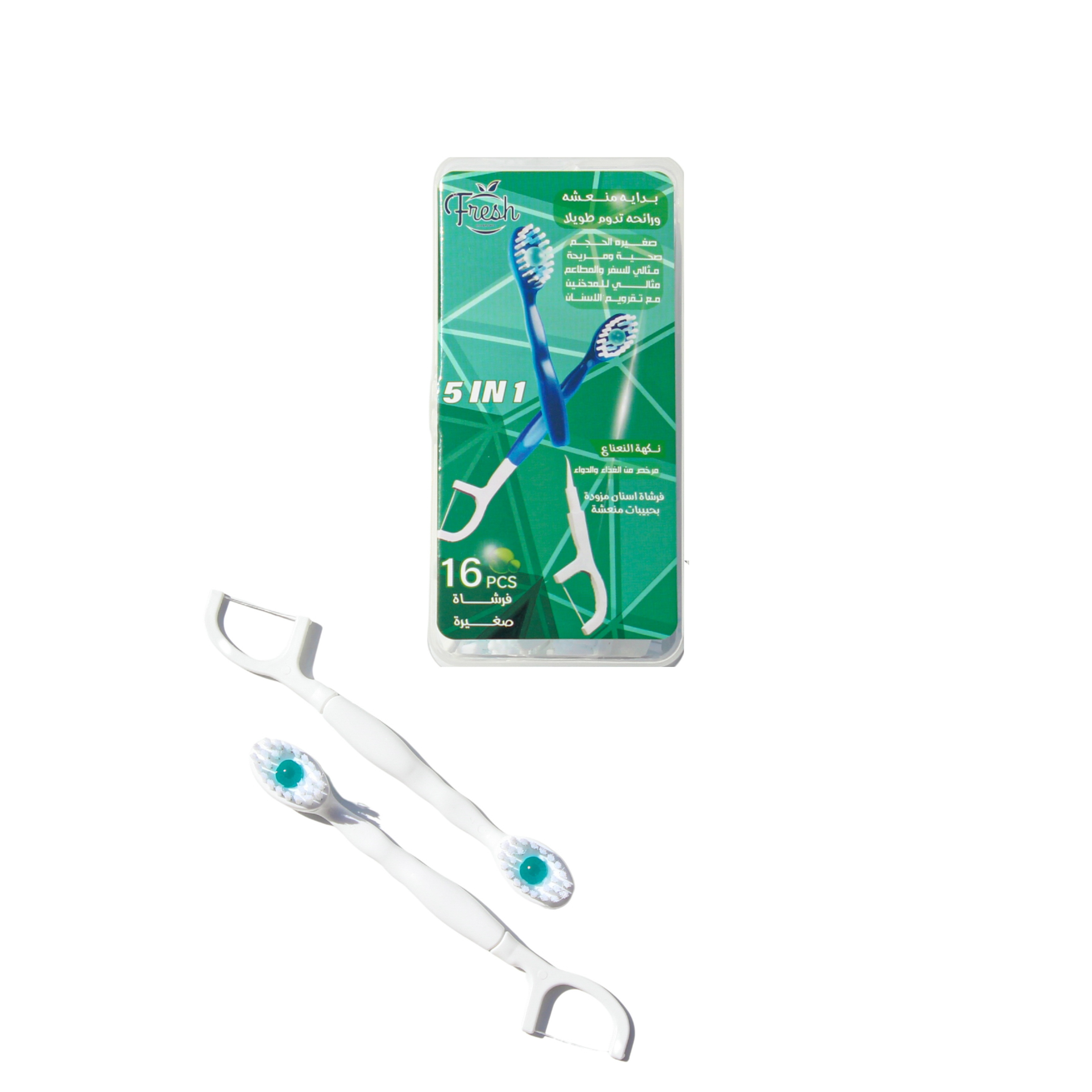 Fresh Mint Flavor Tb Dental Floss 16Pcs