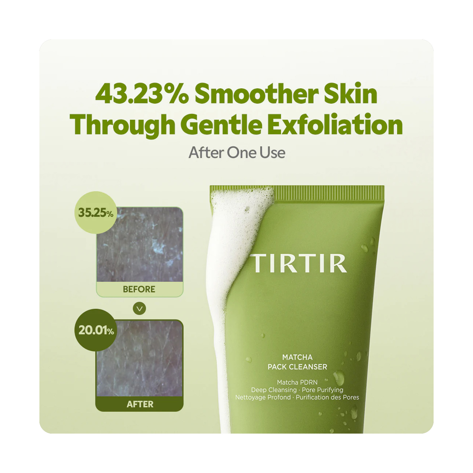 TIRTIR Matcha Pack Cleanser 120ml