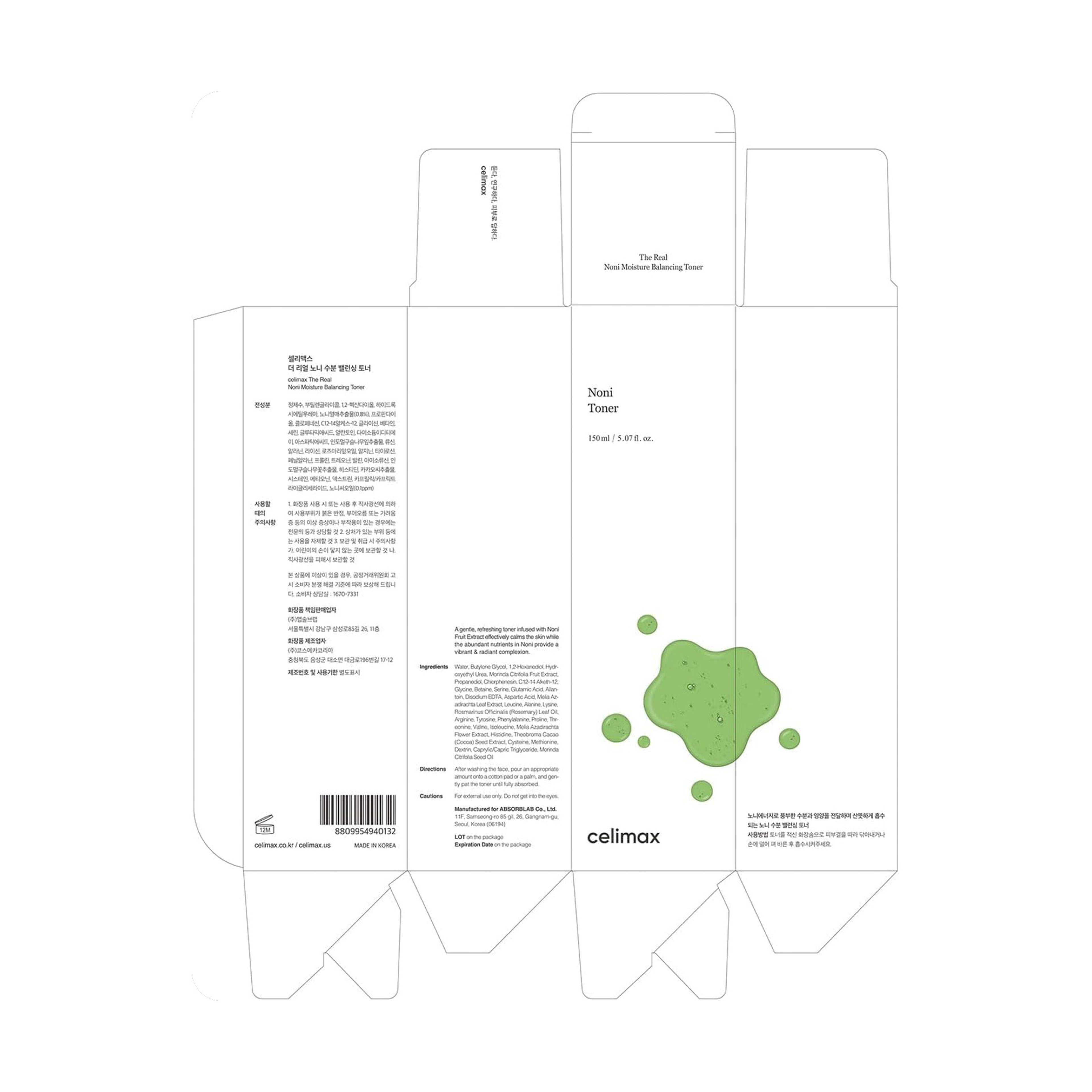 Celimax Noni Toner 150ml