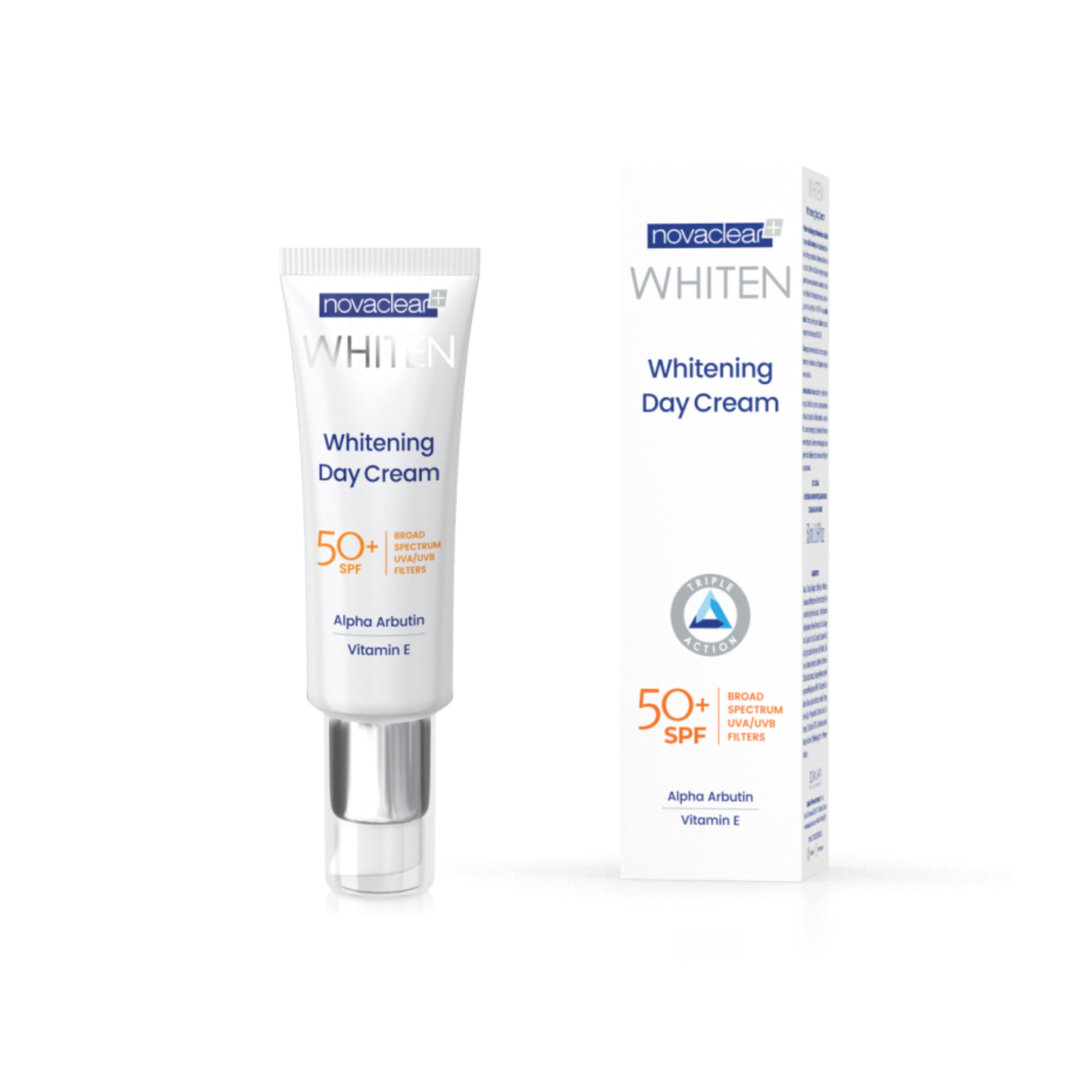 نوفاكلير كريم تفتيح نهاري مع واقي شمس SPF 50+ 50 مل