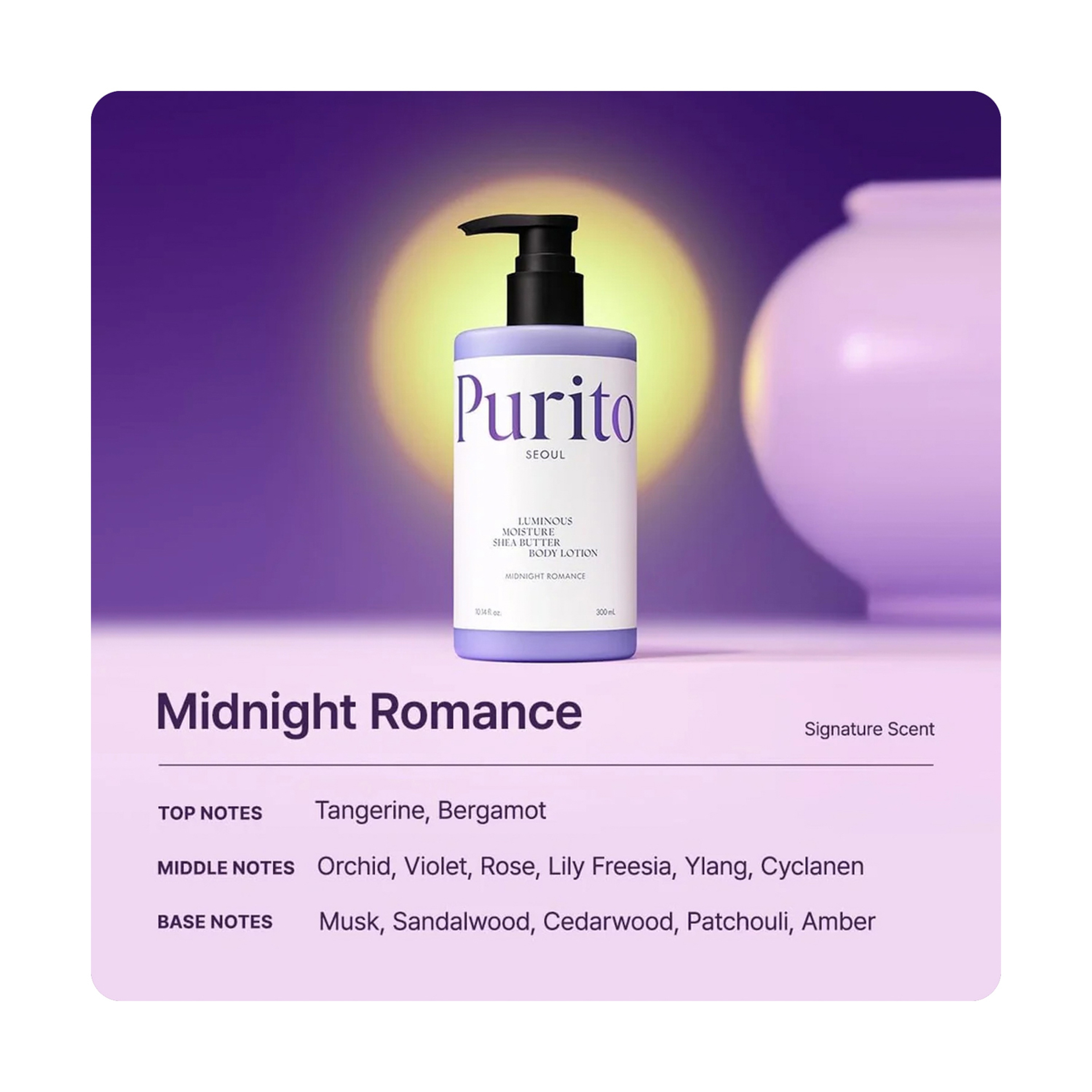 Purito Shea Body Lotion Midnight 300ml
