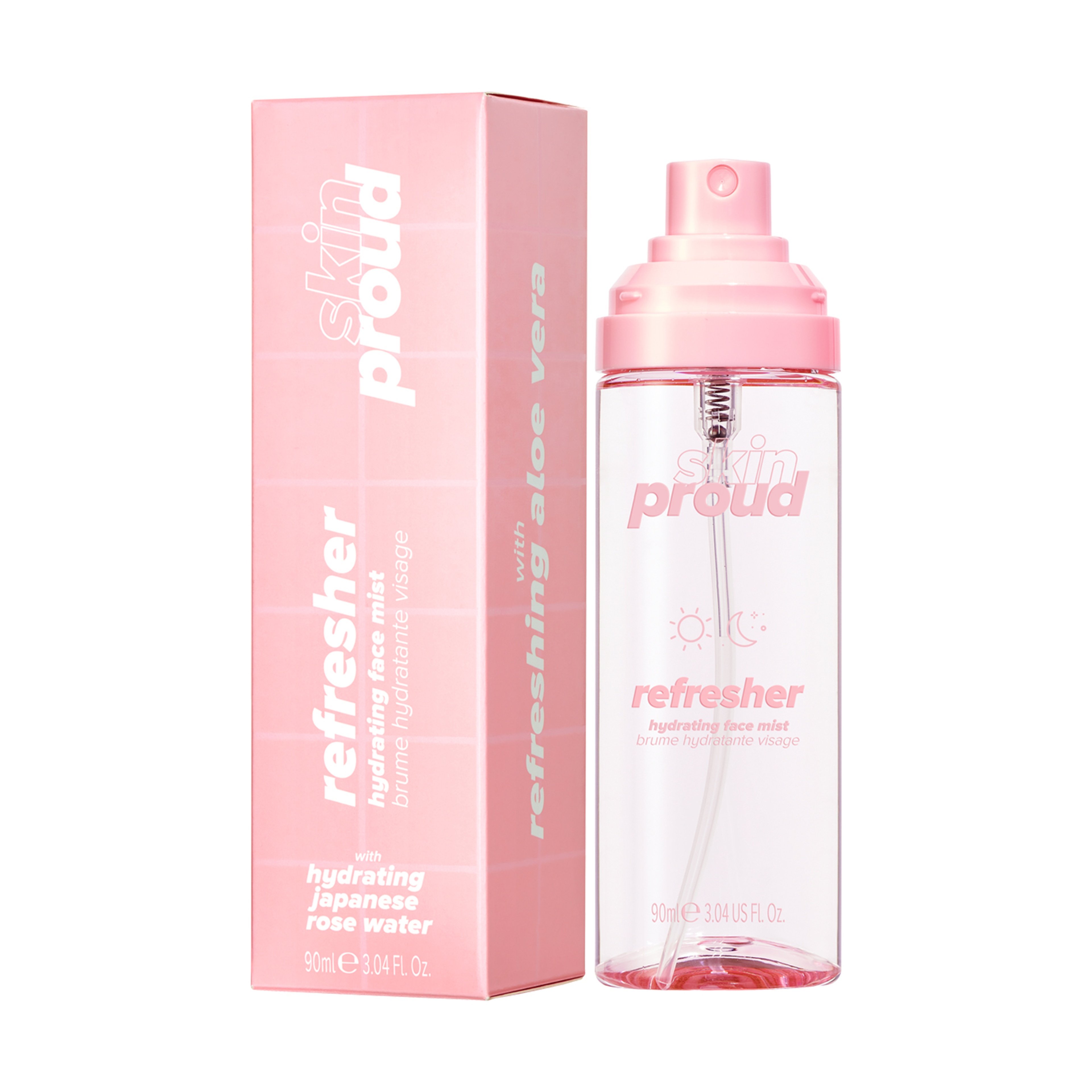 Skin Proud Refresher, Hydrating Rose Water Facial Mist 90 ml