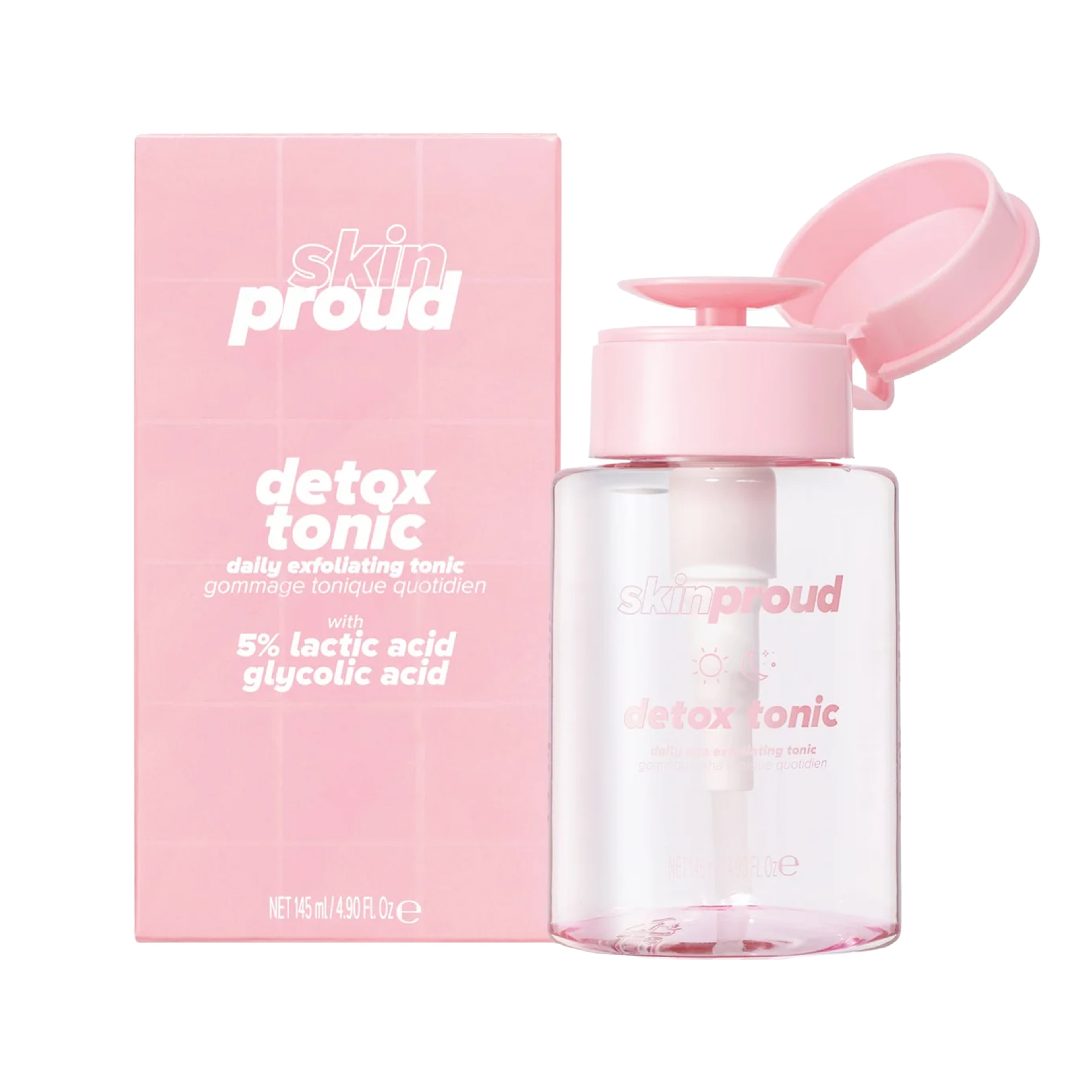 Skin Proud Detox Tonic Daily Exfoliating  toner 145 ml