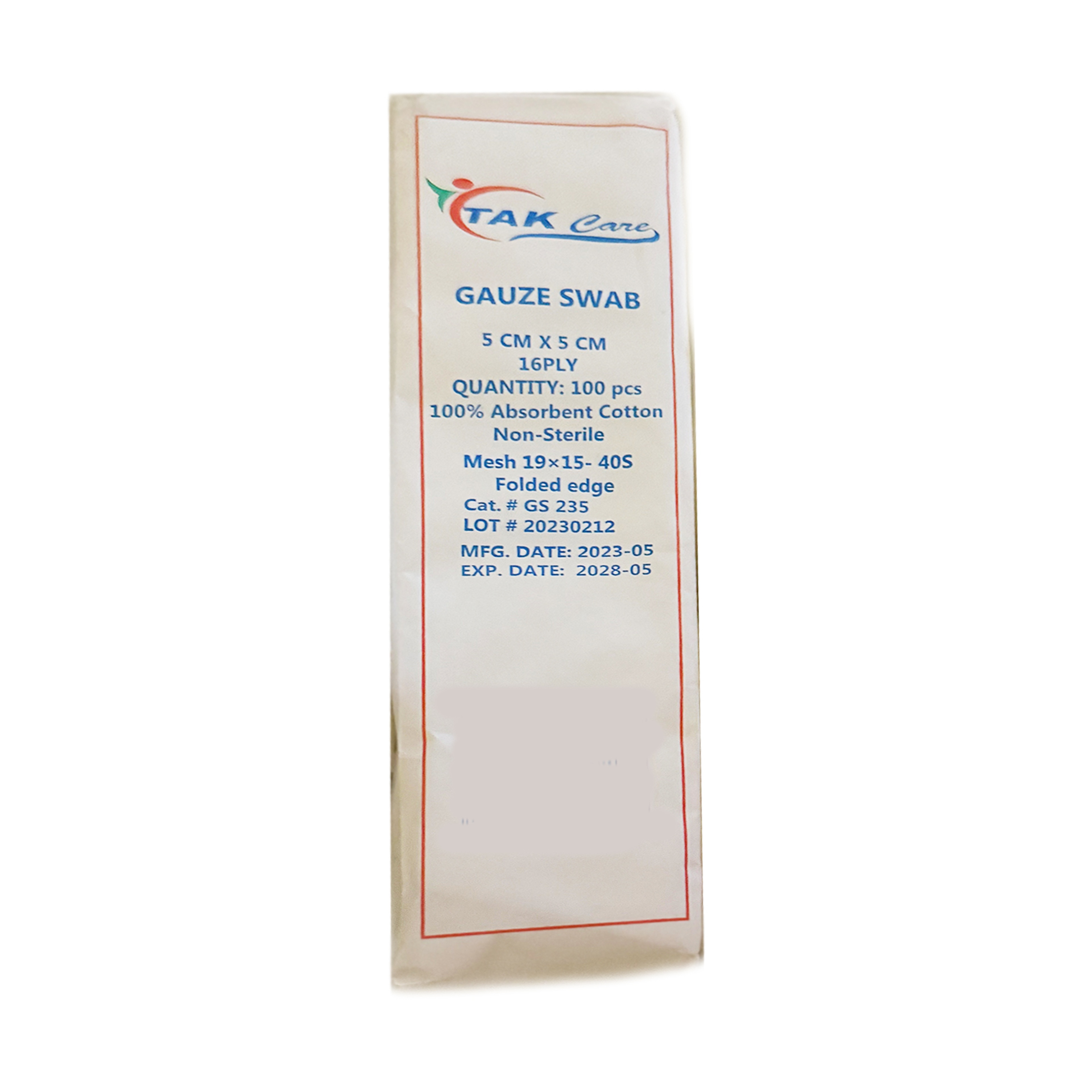 Gauze Swab 2X2 8Ply
