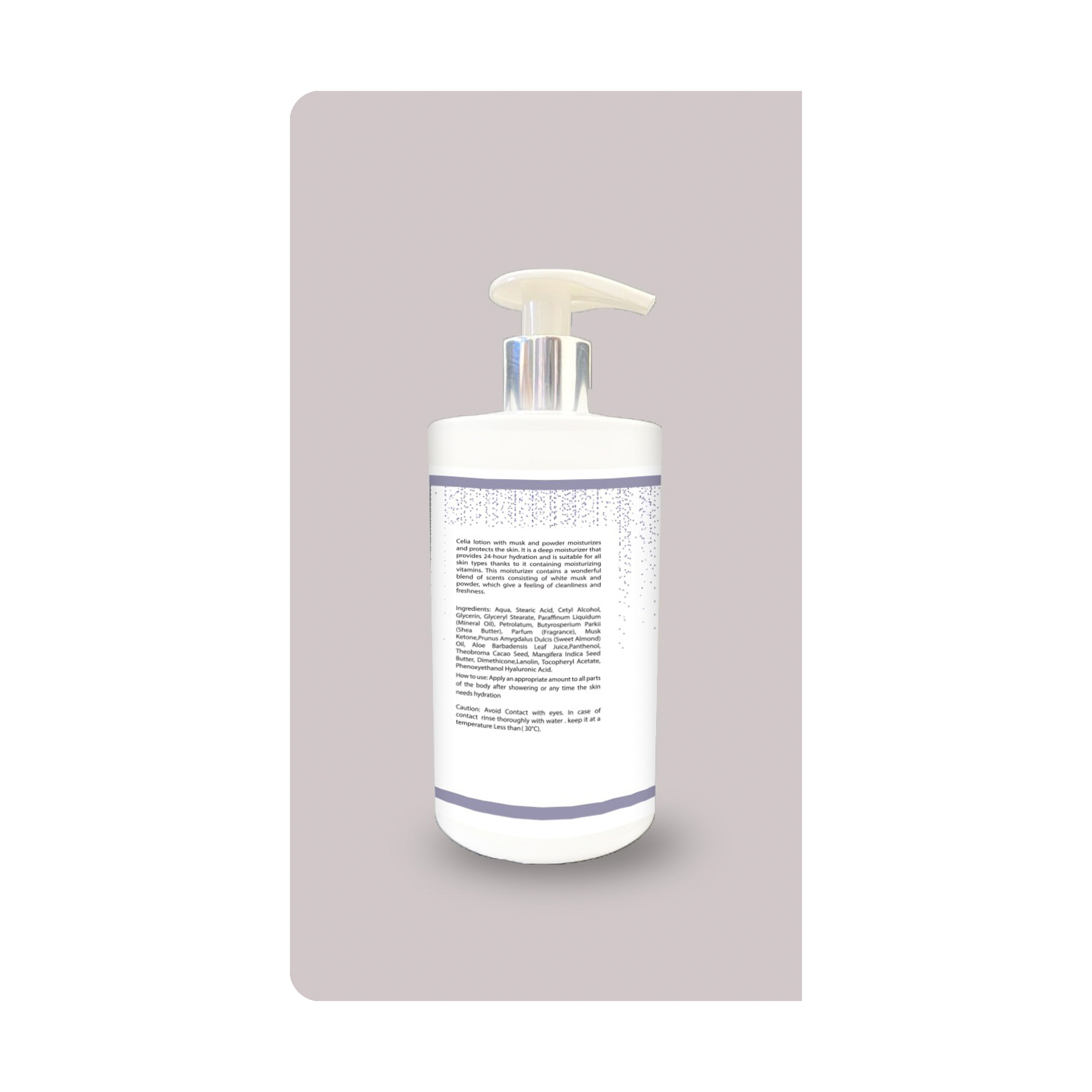 Celia Lotion Musk & Powder 400M