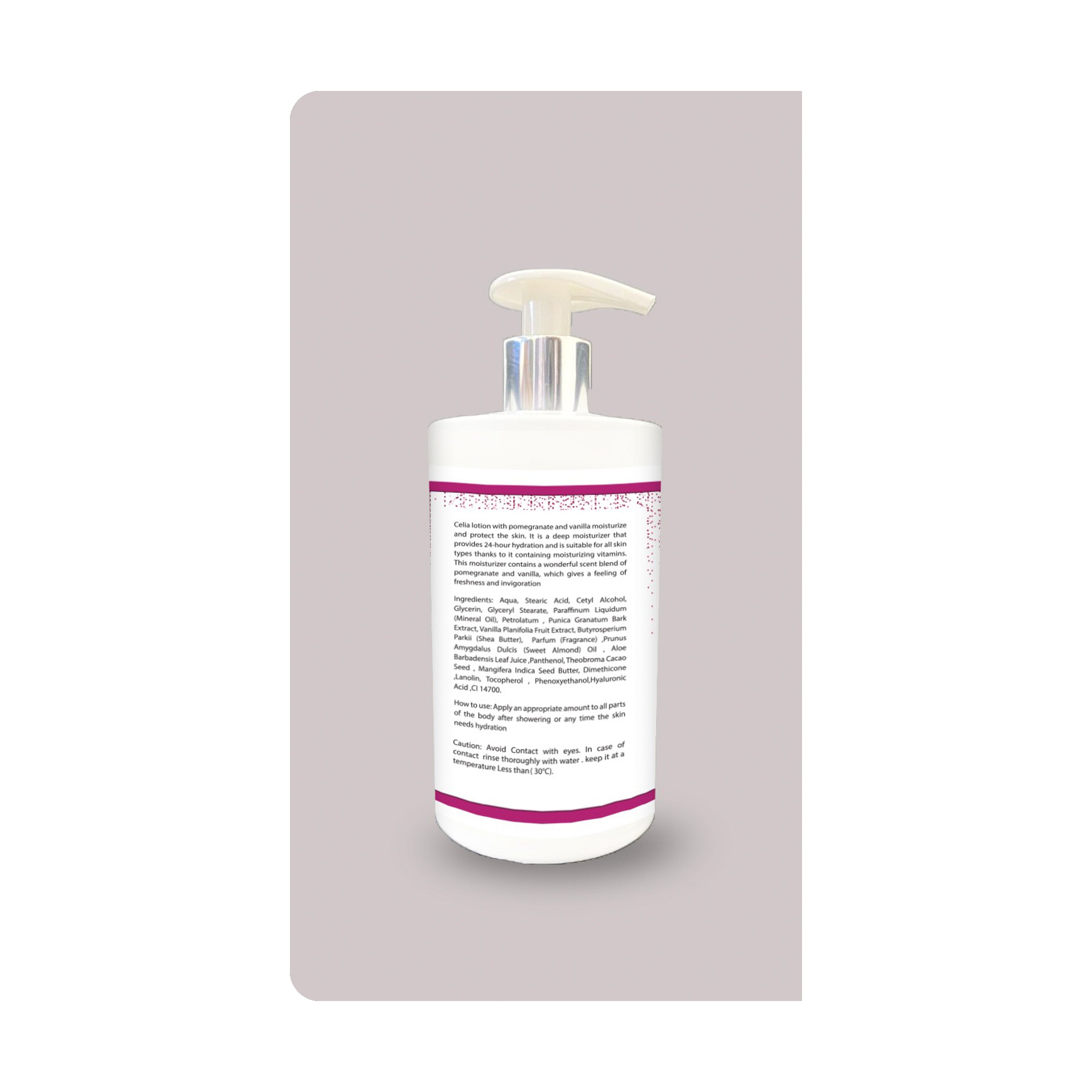Celia Lotion Pomegranate & Vanilla 400M