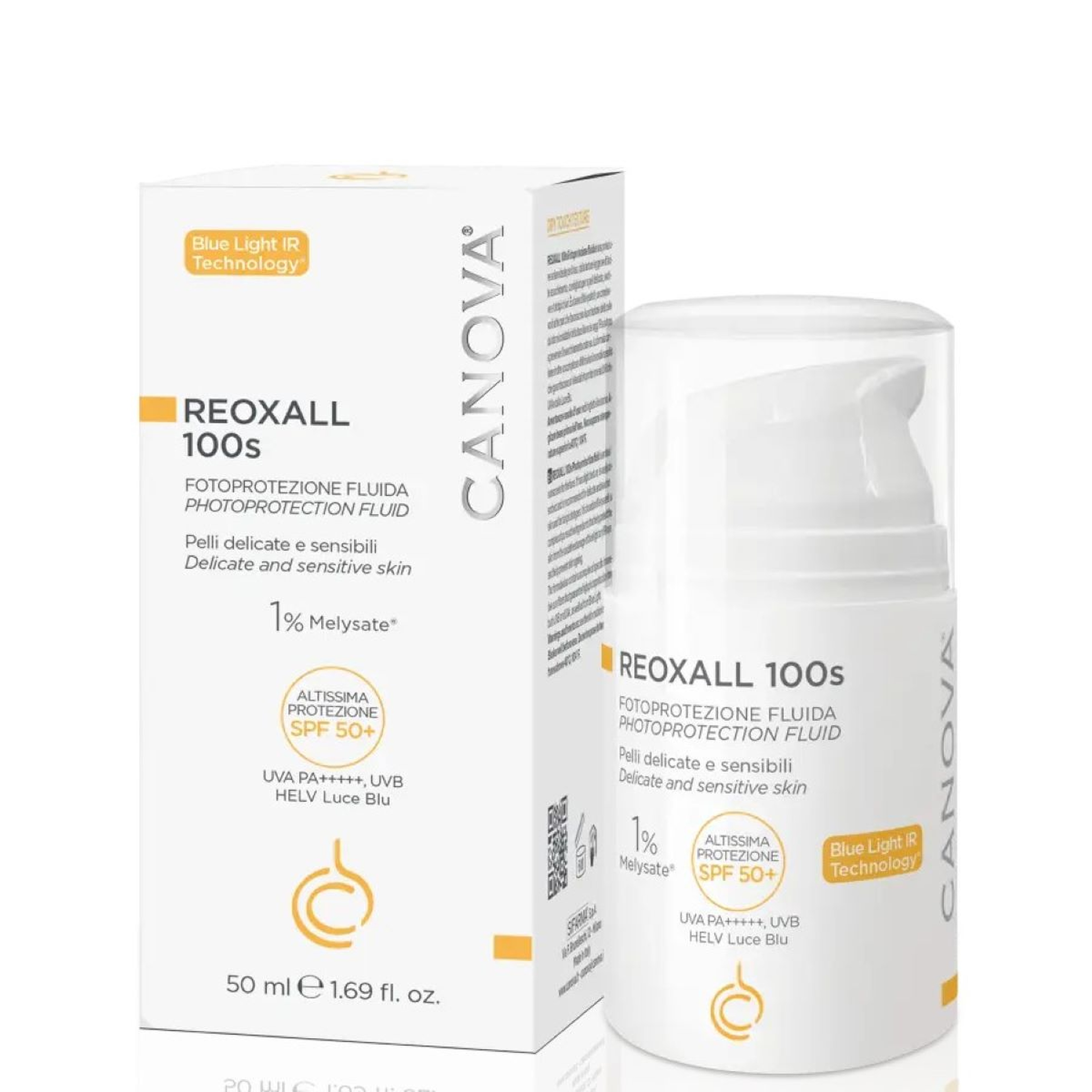 Canova Reoxall 100S Photoprotection Fluid 50Ml Tube