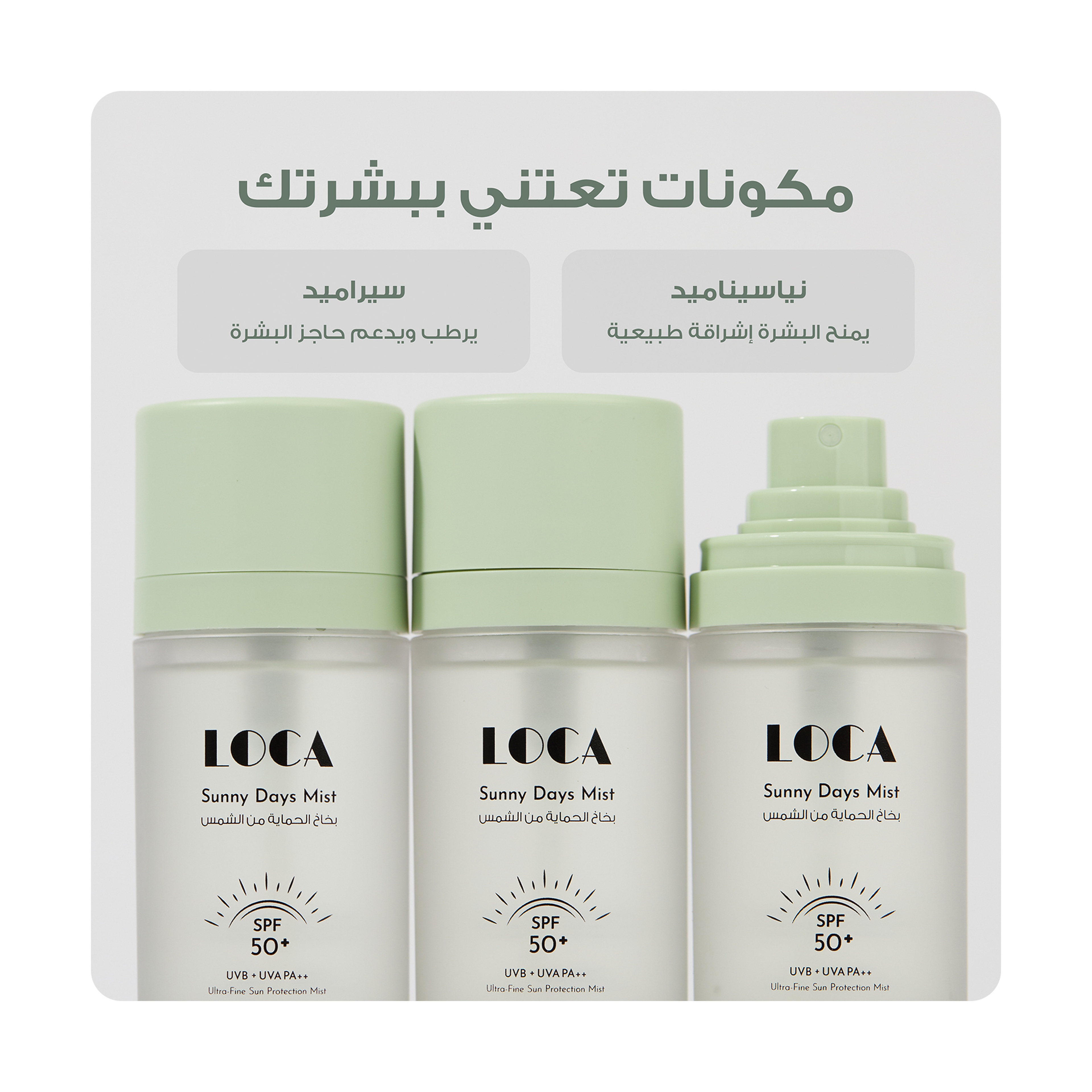 Loca Setting Spray & SPF50